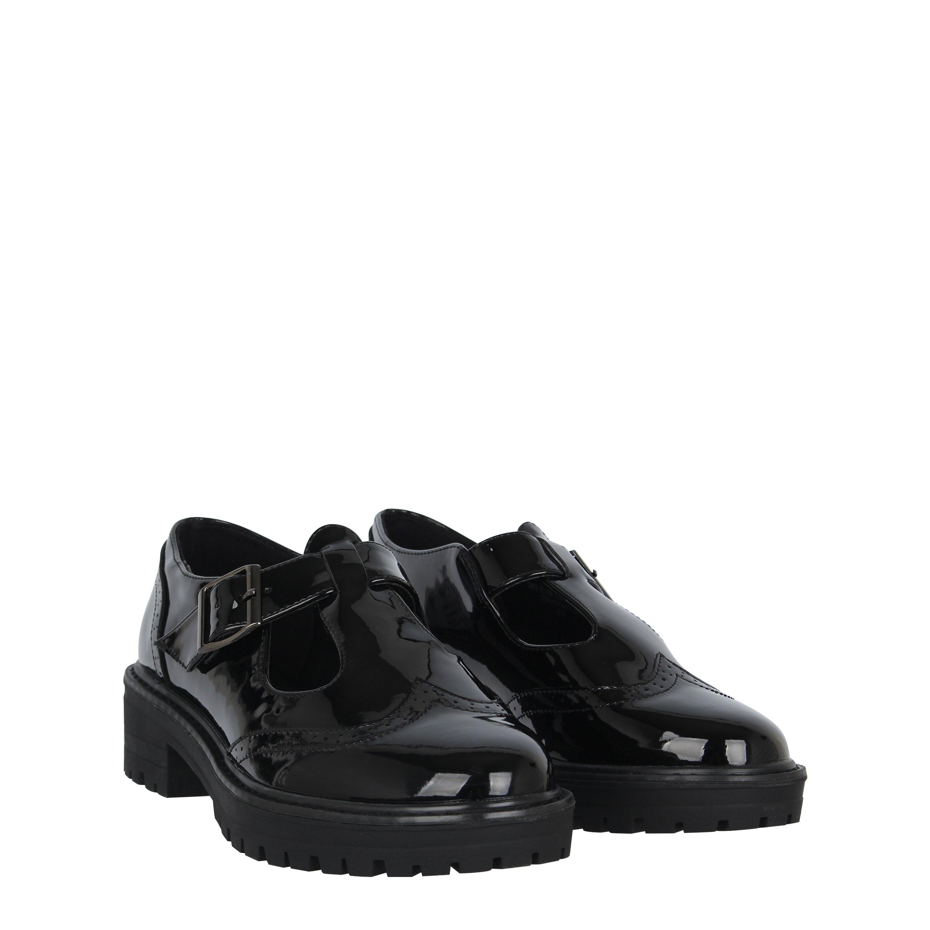 Cuir verni noir - Miso - Chunk T-Bar Shoes Juniors - 3