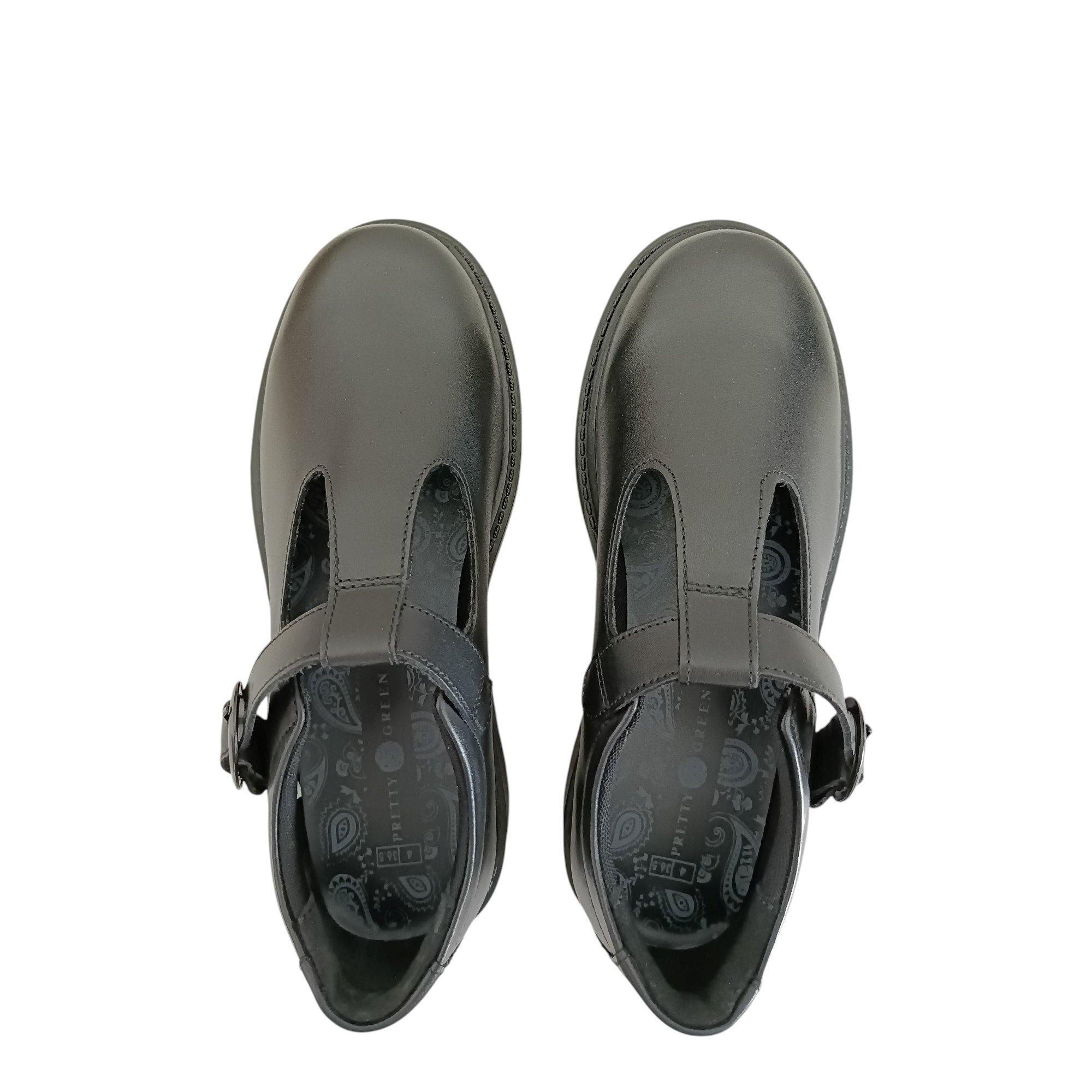 Zwart - Pretty Green - Leah Mary Janes - 5