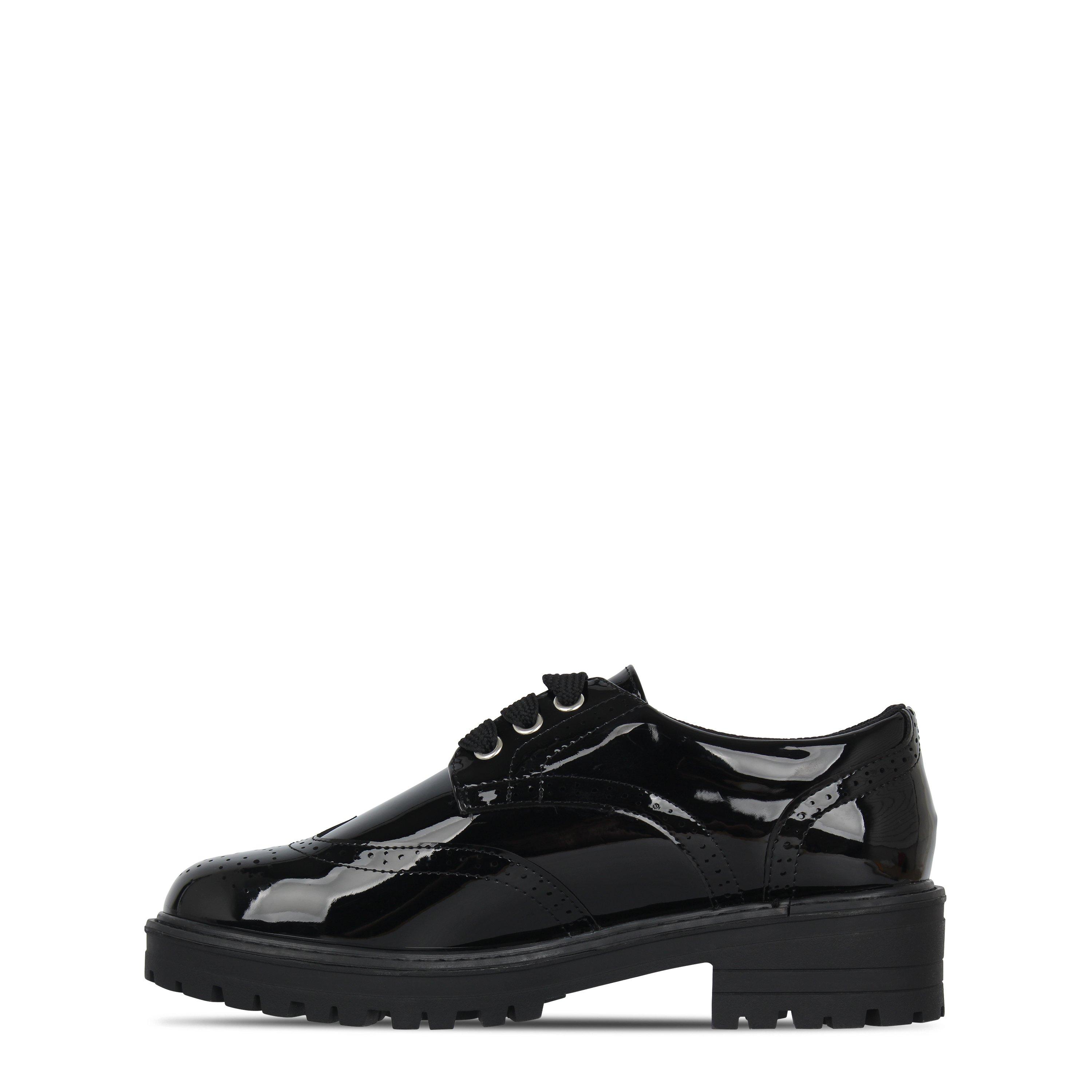 Vernice nera - Miso - Chunk Brogue Junior Girls Shoes - 2