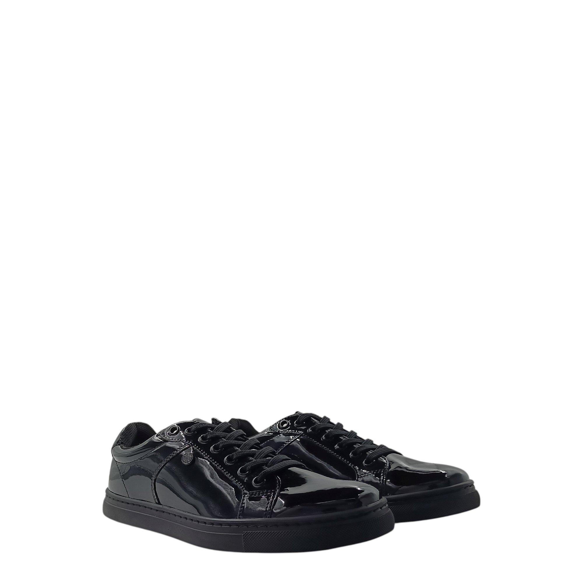 Black/Patent - Pretty Green - Moc Toe Formal Shoes - 3