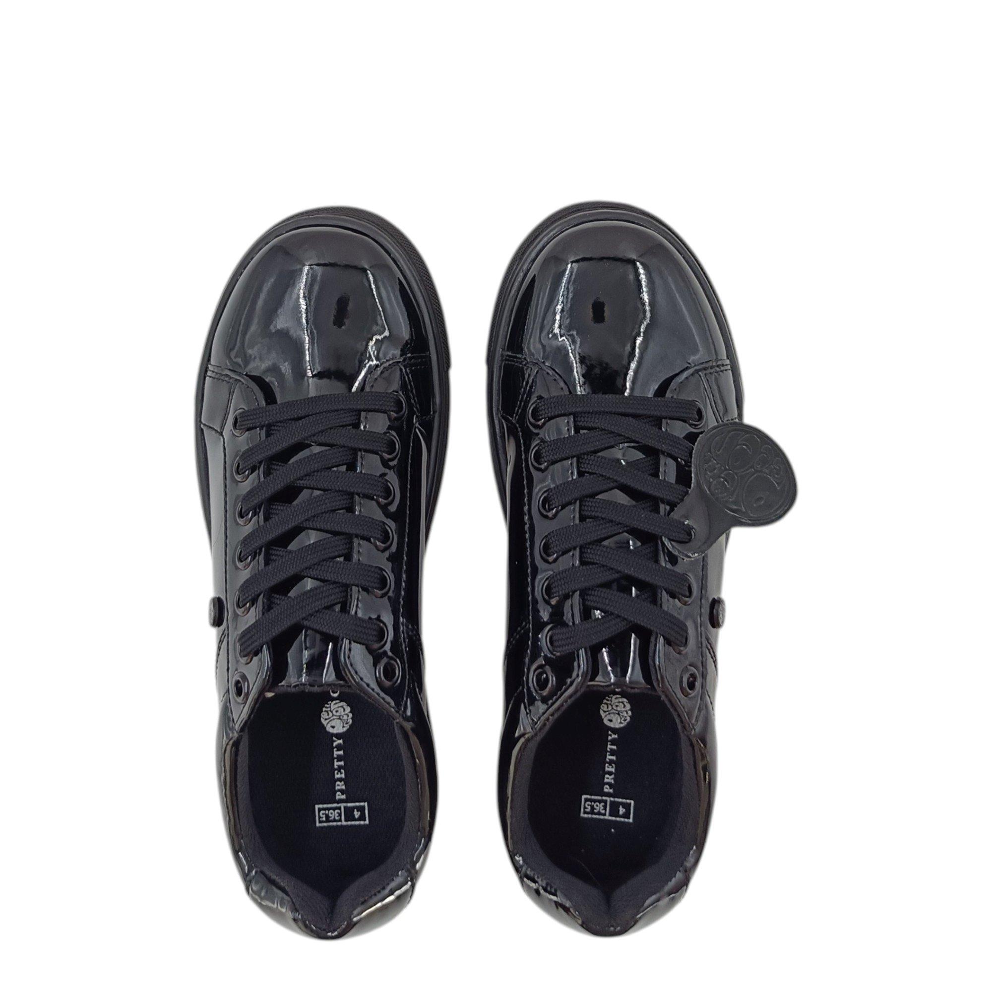 Black/Patent - Pretty Green - Moc Toe Formal Shoes - 5