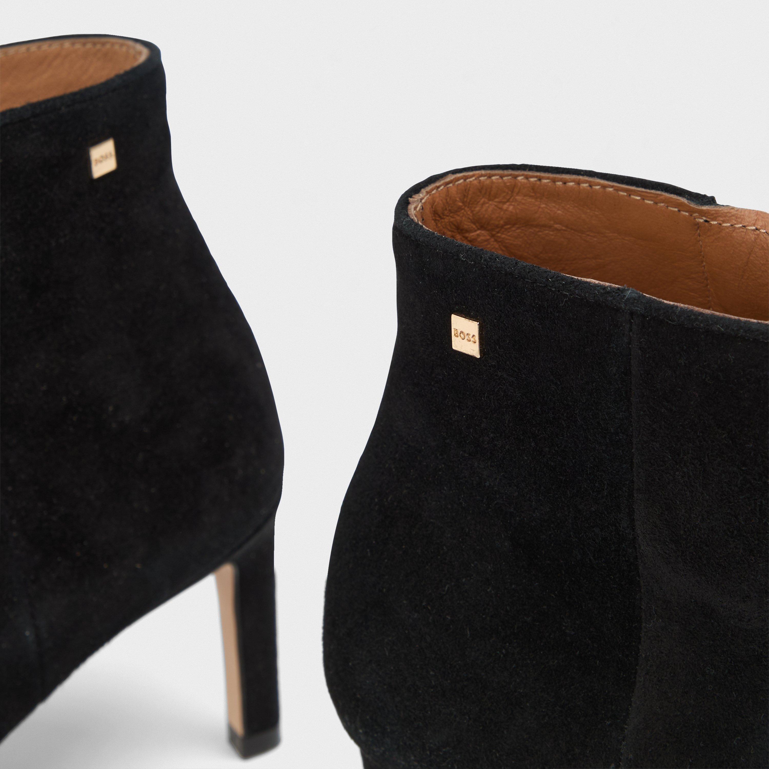 Black - Boss - Kids Janet Bootie Derby Shoes - 3