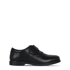 Fabric Hook and Loop Derby Shoes Juniors