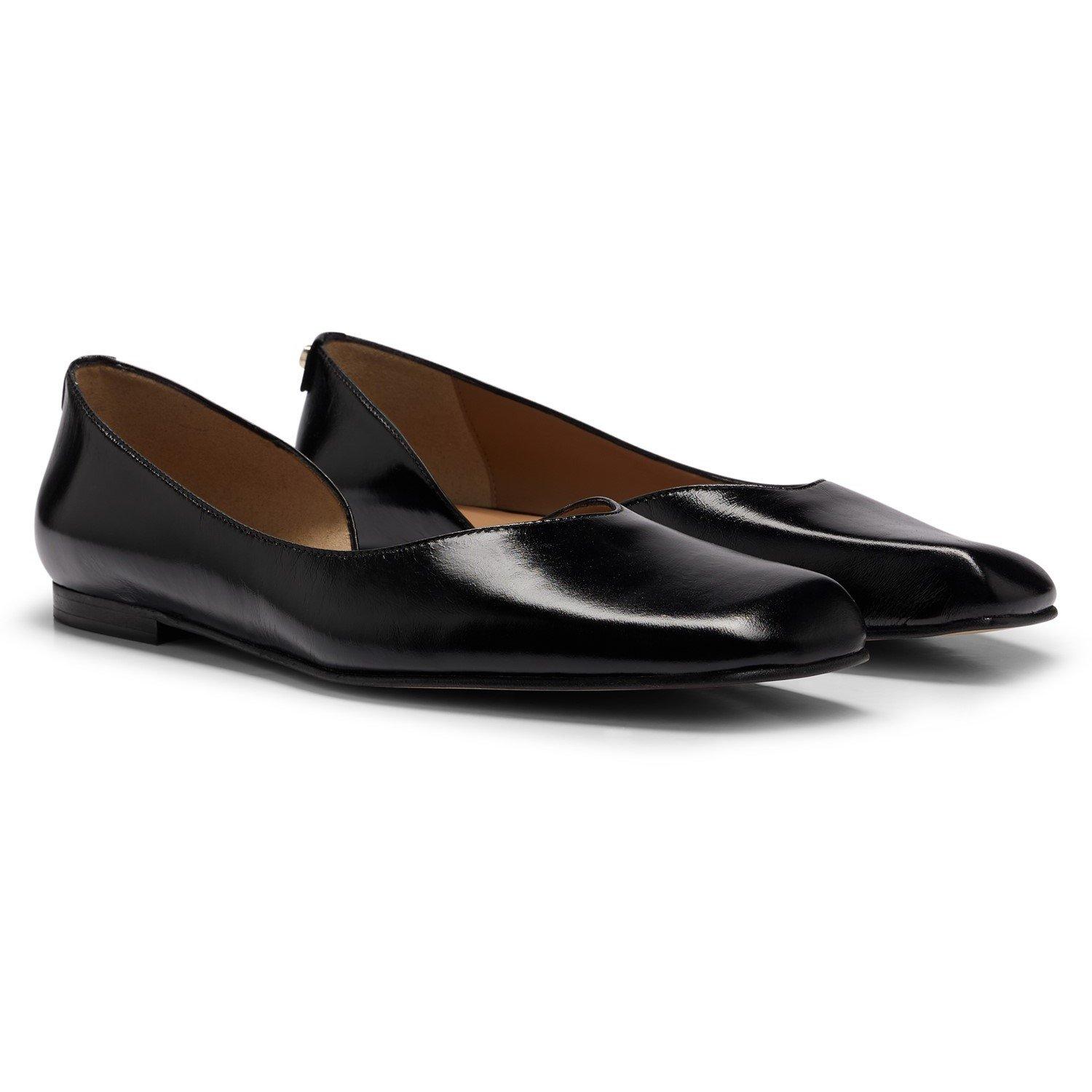 Black - Boss - Kids Rose Ballerina Design Shoes - 1