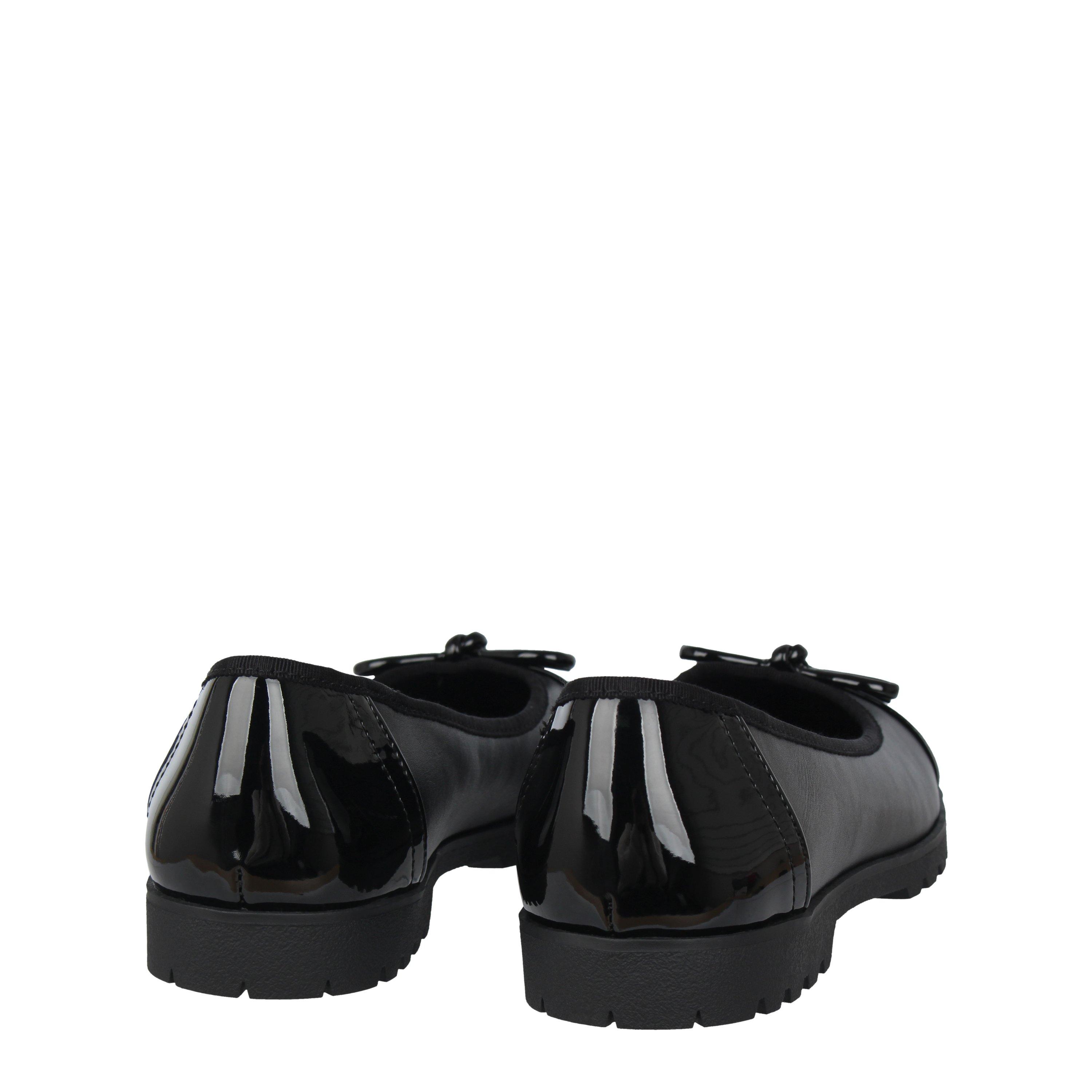 Sort/Patent - Miso - Cleated Ballet Pumps Juniors - 4