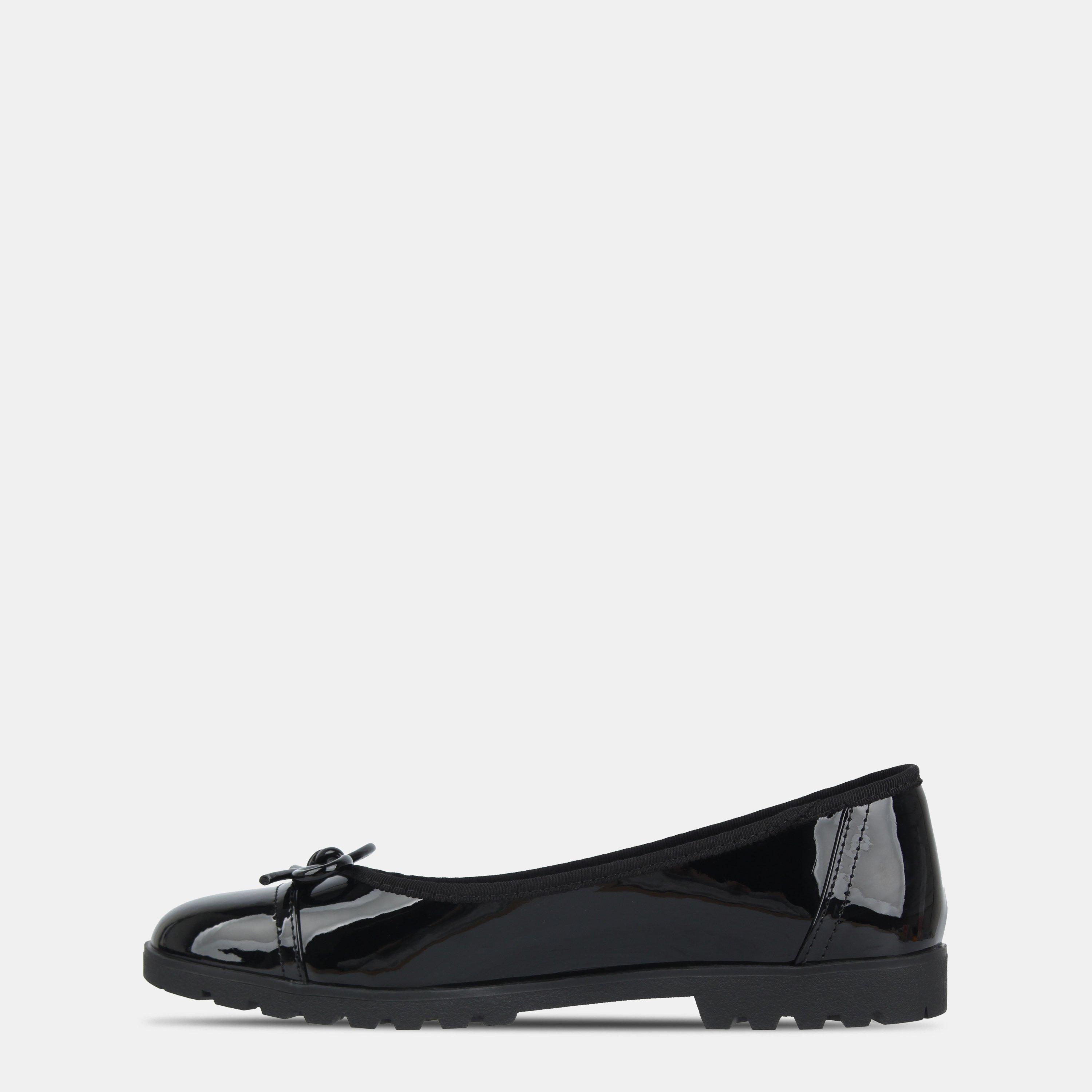 Black Patent - Miso - Cleated Ballet Pumps Juniors - 2