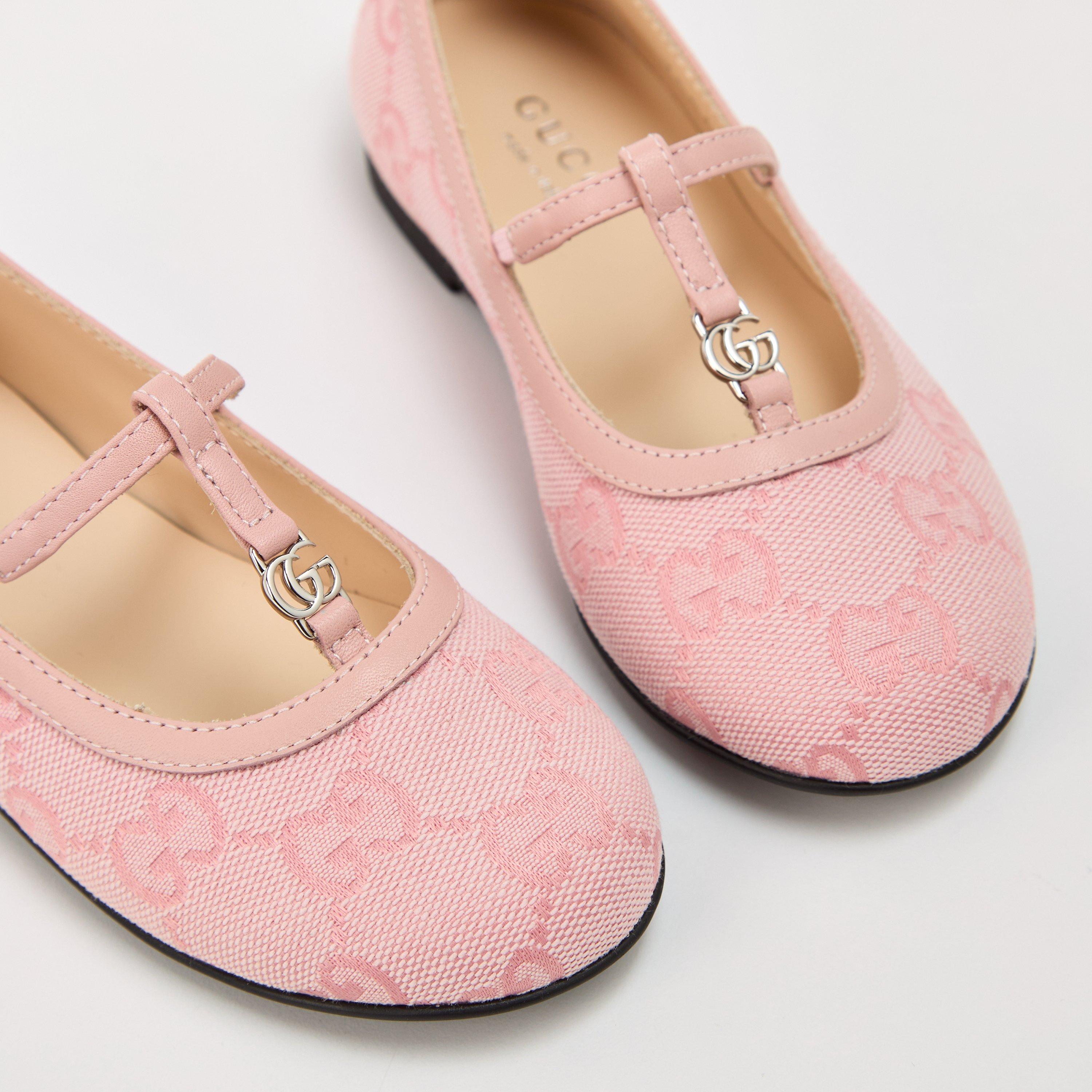 Pink 8447 - Gucci - GG Ballerinas Juniors - 3