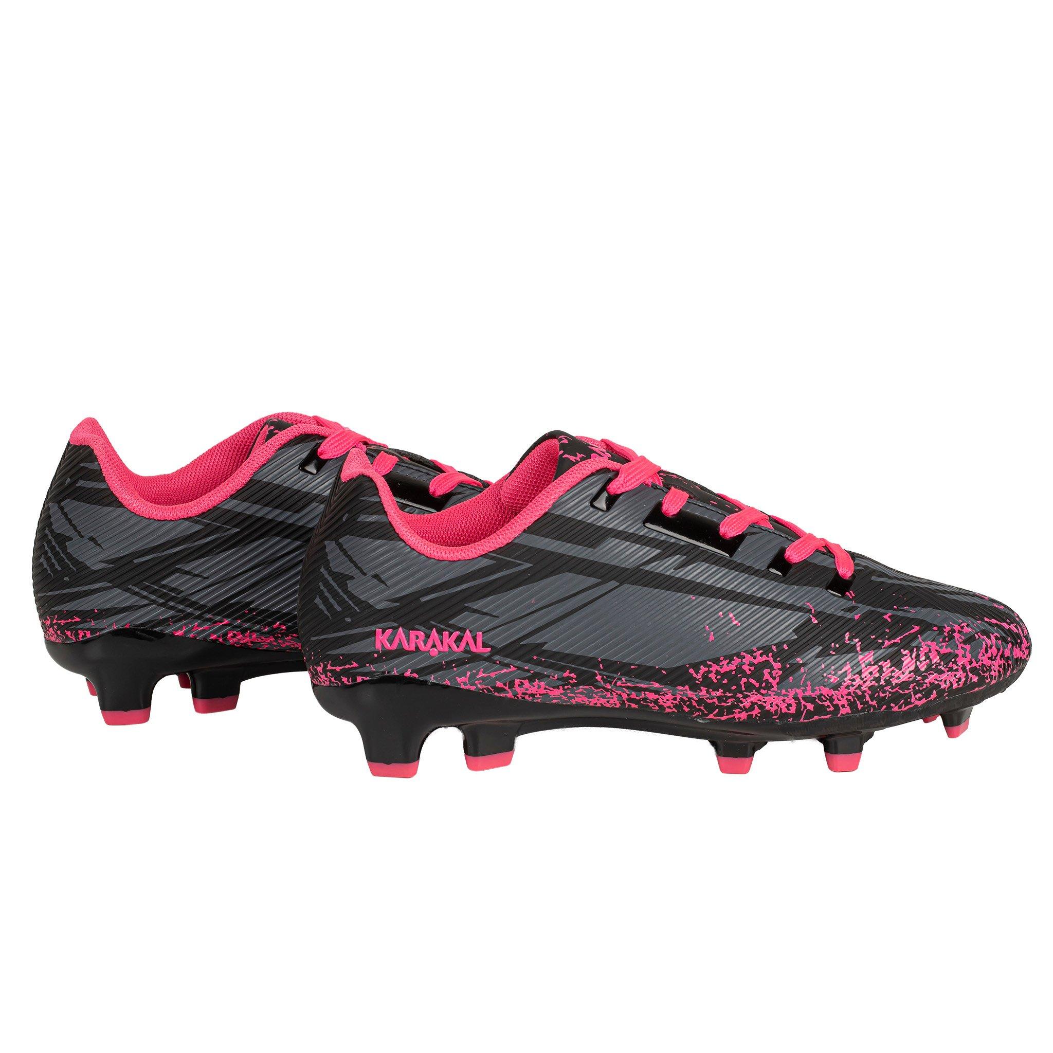 Black/Pink - Karakal - Gaelic 3 Firm Ground Football Boots Junior - 2