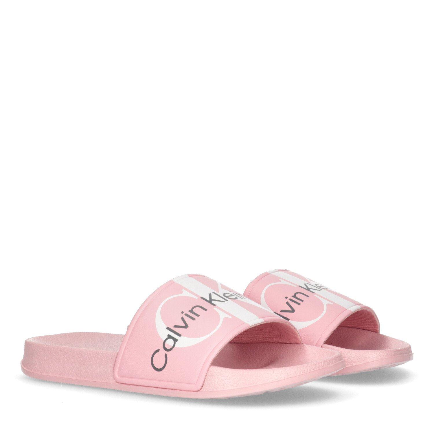 Hautfarben - Calvin Klein Jeans - Logo Sliders Juniors - 2