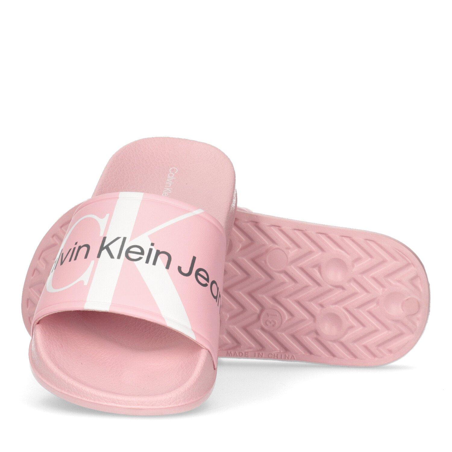 Hautfarben - Calvin Klein Jeans - Logo Sliders Juniors - 3