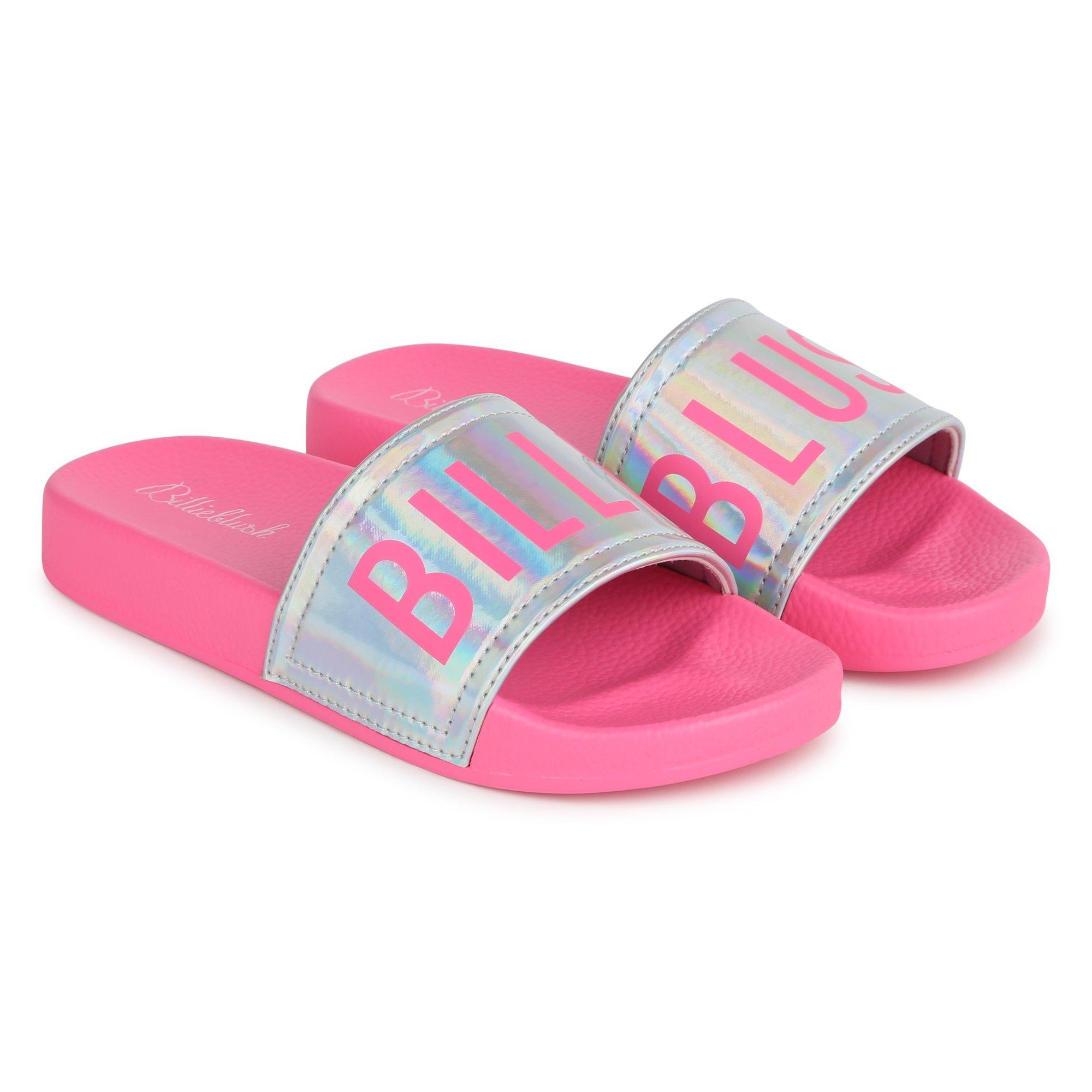 Billieblush Girls Logo Sliders Juniors - Pink 111 - C11 (29)