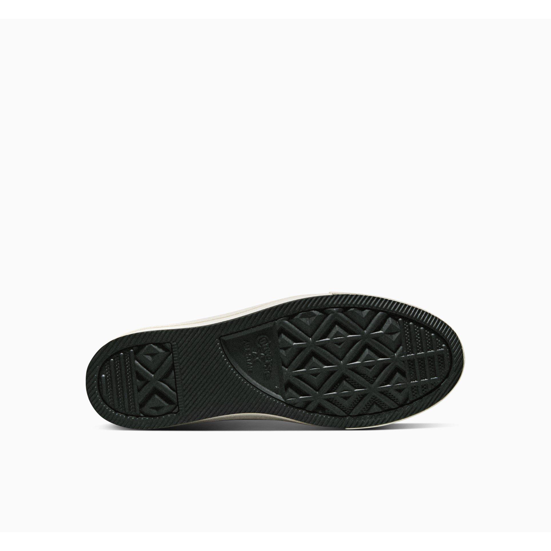 Egret/Black - Converse - Kids' Canvas High-Top Trainers - 5