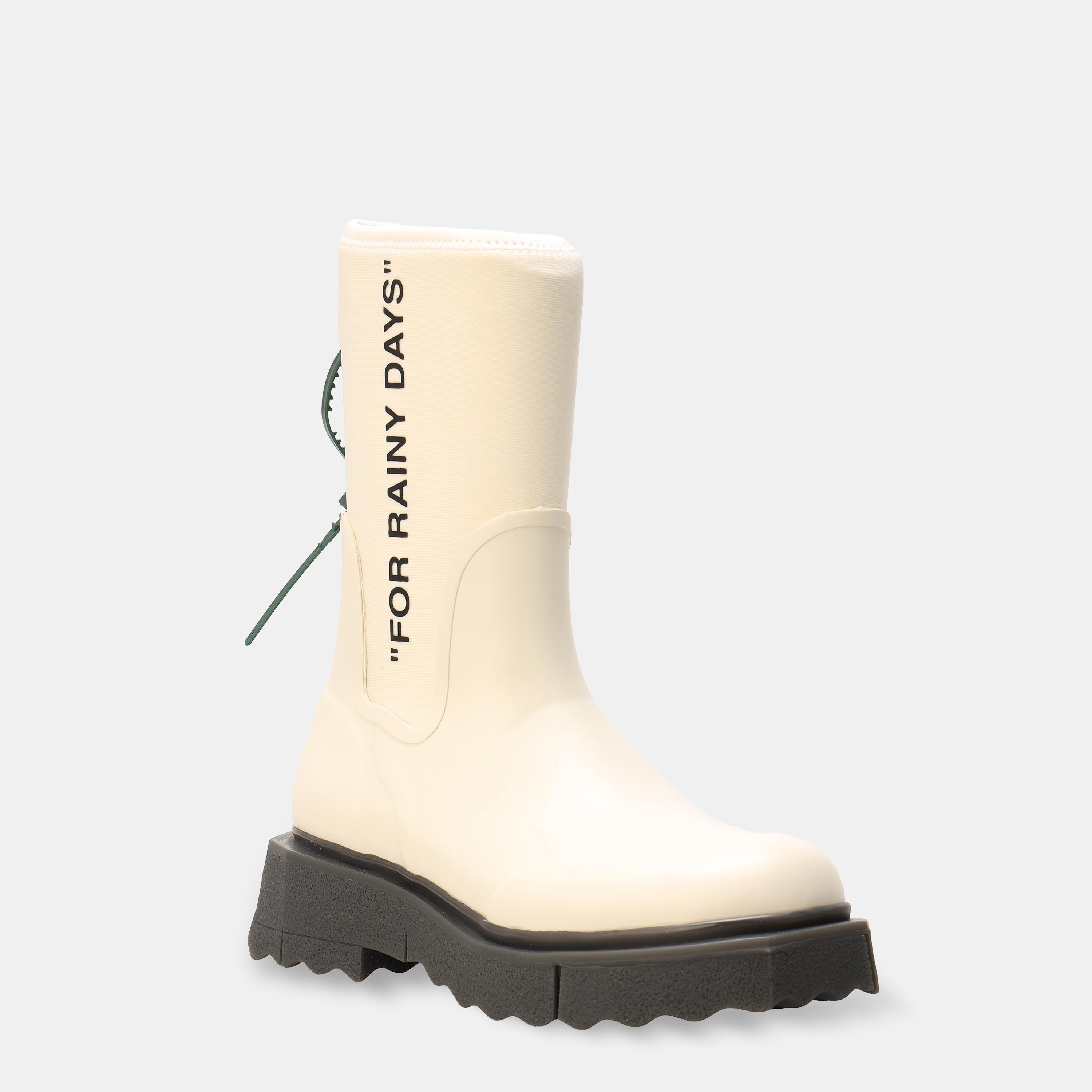 White Black - Off White - Off Rubber Rboot Jn99 - 2