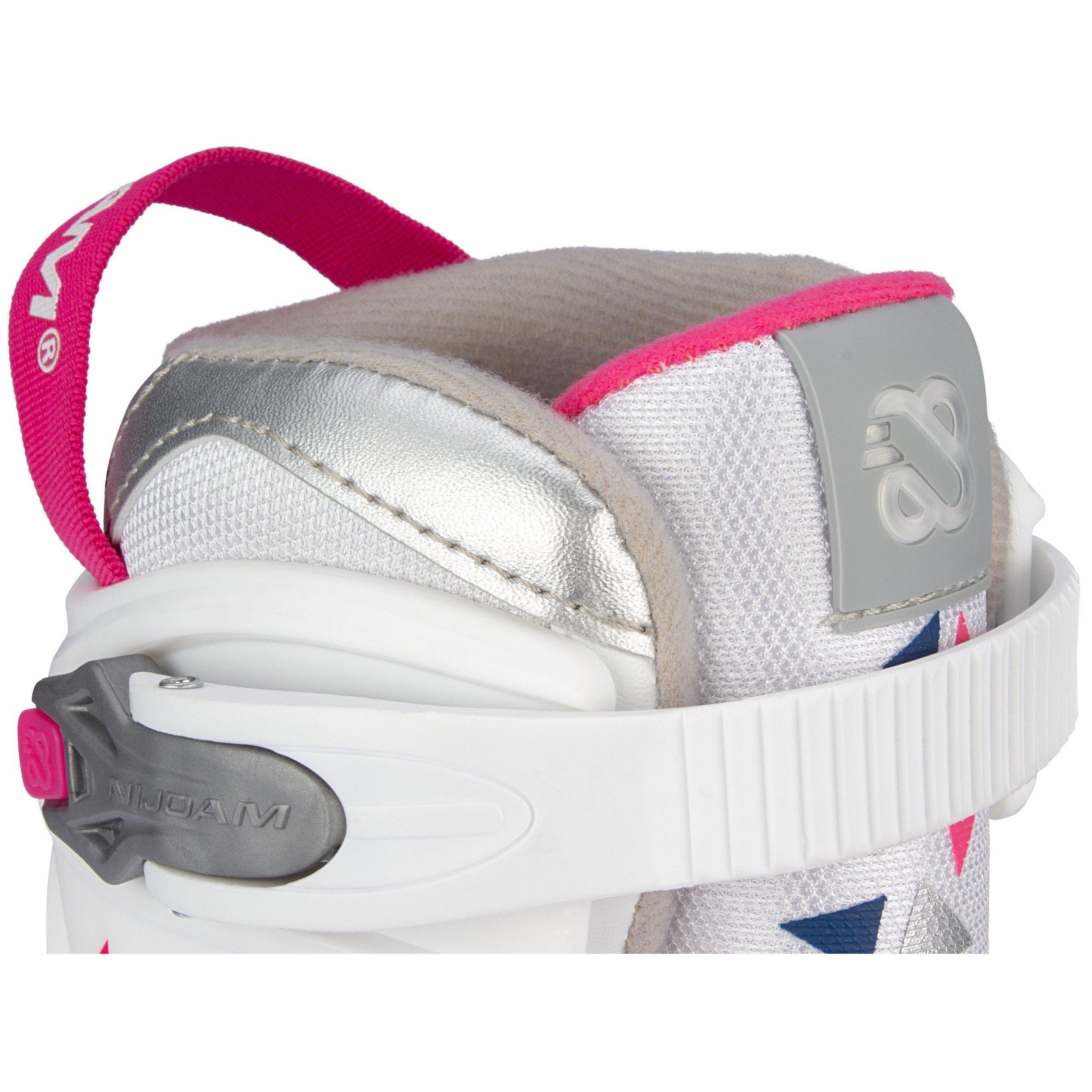 Wit/Fuchsia - Nijdam - Nijdam Inline Skates Junior - 3