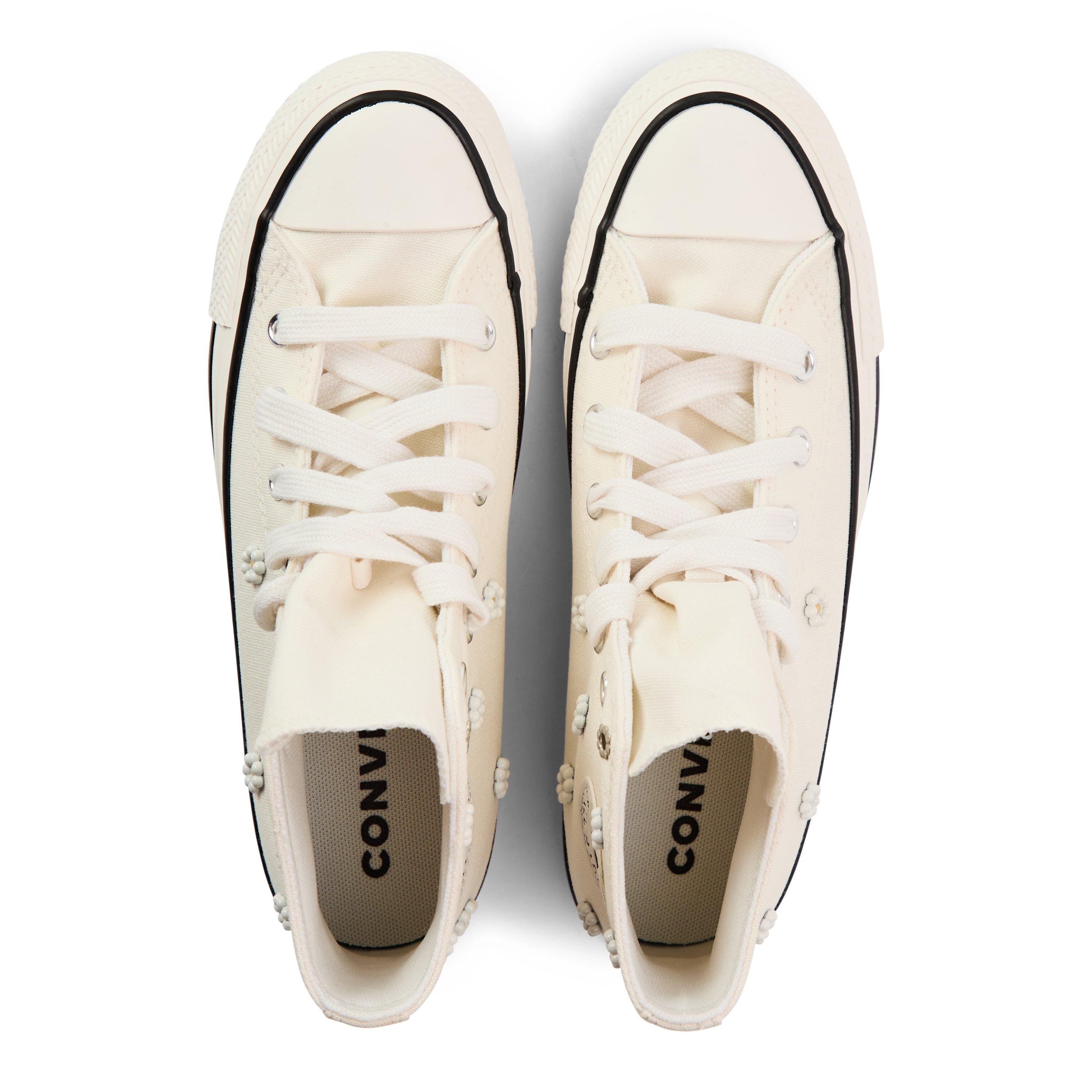 Egret White - Converse - Kids' Canvas High-Top Trainers - 5