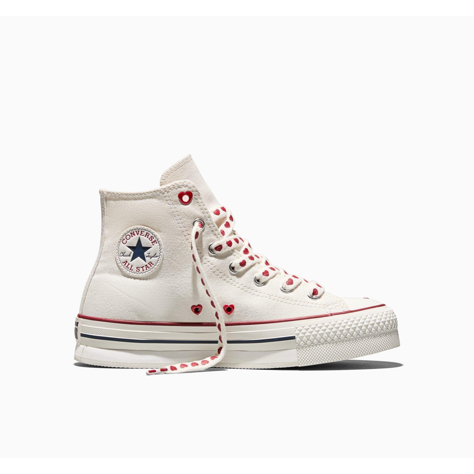 Vintage White - Converse - Kids' Canvas High-Top Trainers - 1