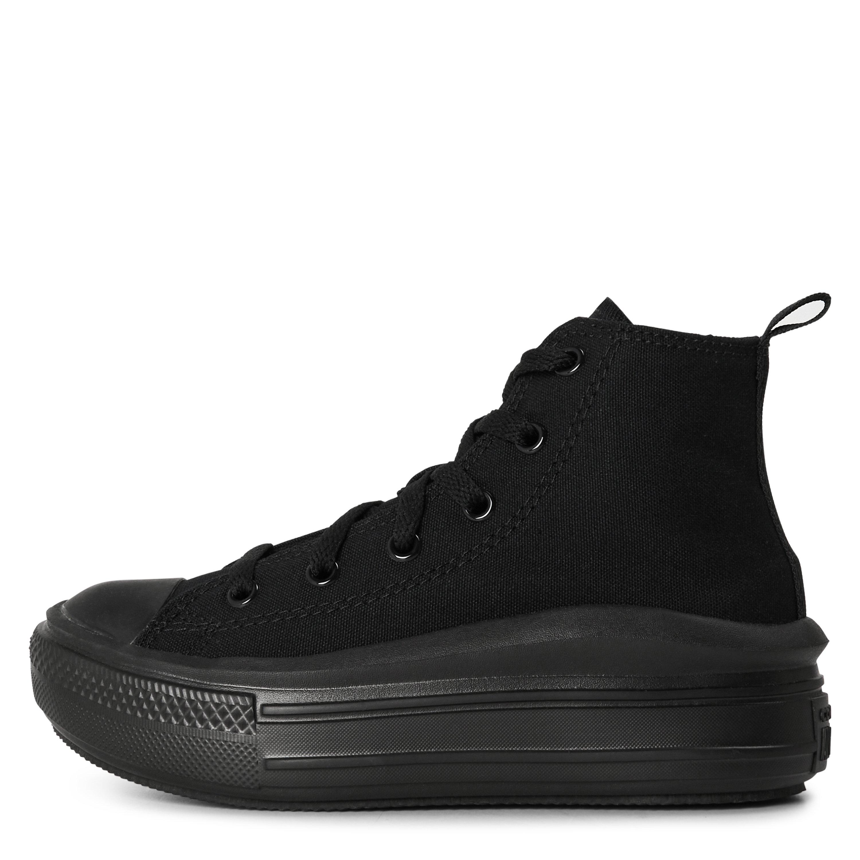 Black/Black - Converse - Kids' Canvas High-Top Trainers - 2