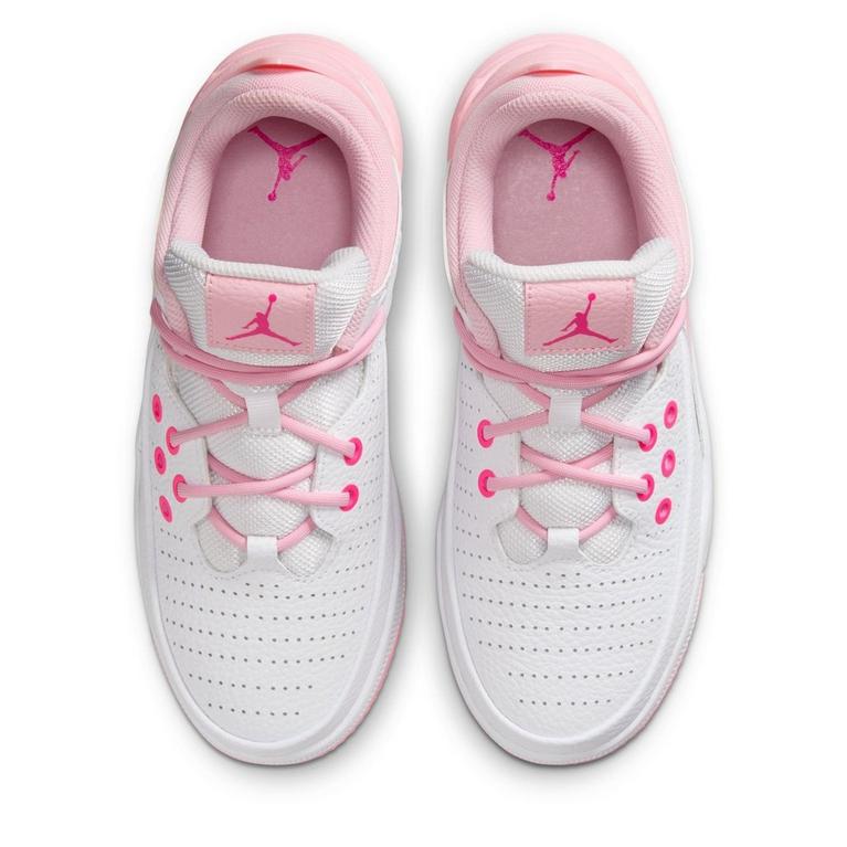 Blanco/Rosa - Air Jordan - Jordan Max Aura 5 Big Kids' Shoes - 5
