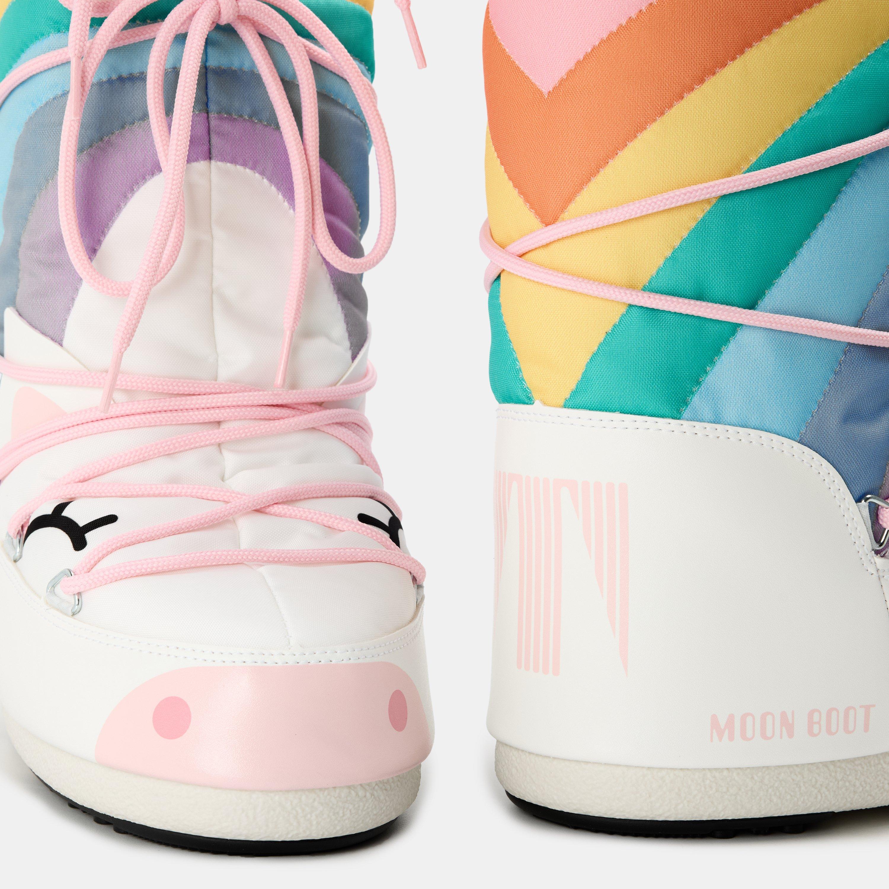 AV20 Multi - Moon Boot - Kids' Icon Unicorn Snow Boots - 3