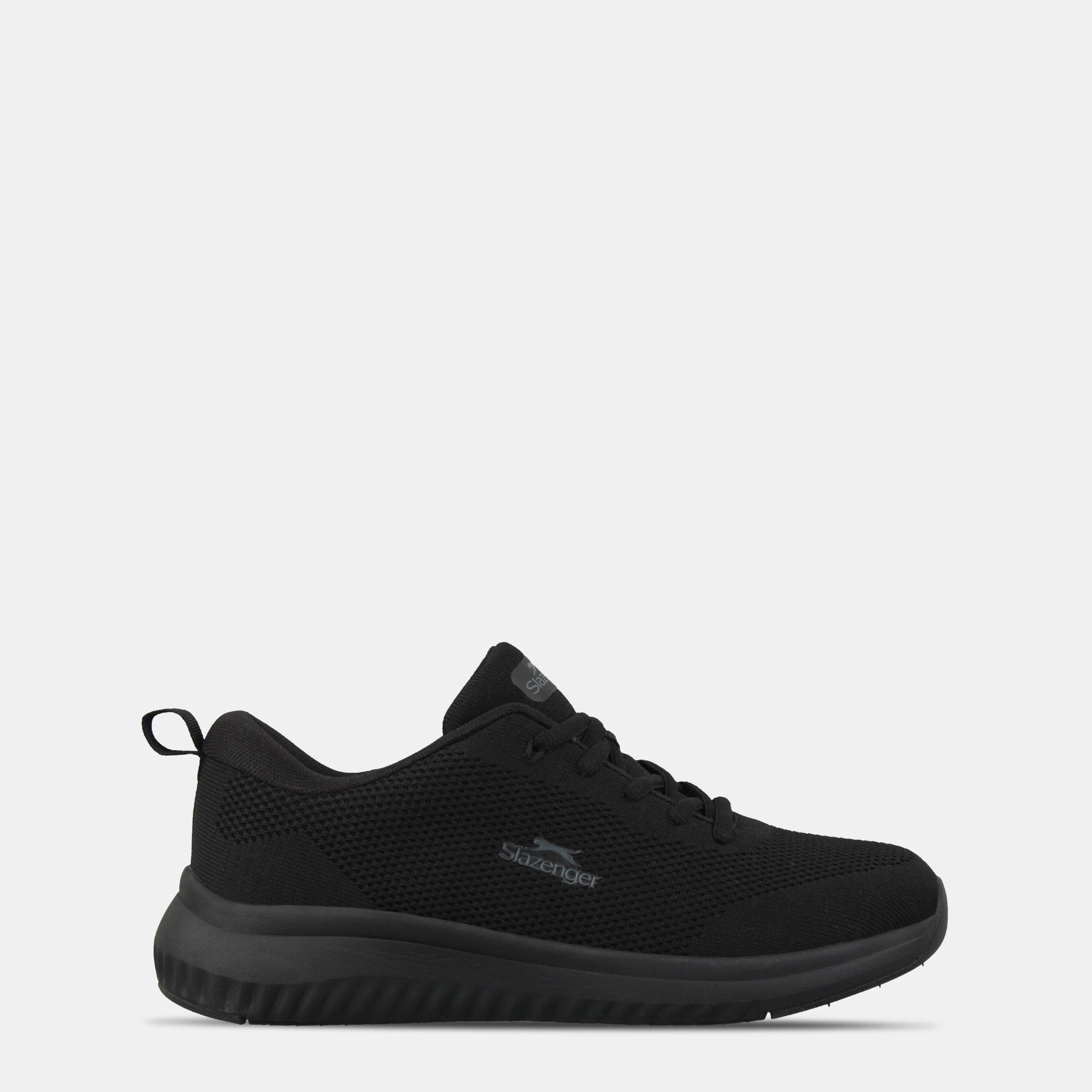 Slazenger Boys Jenson Trainers Junior - Black/Black - 4 (36.5)