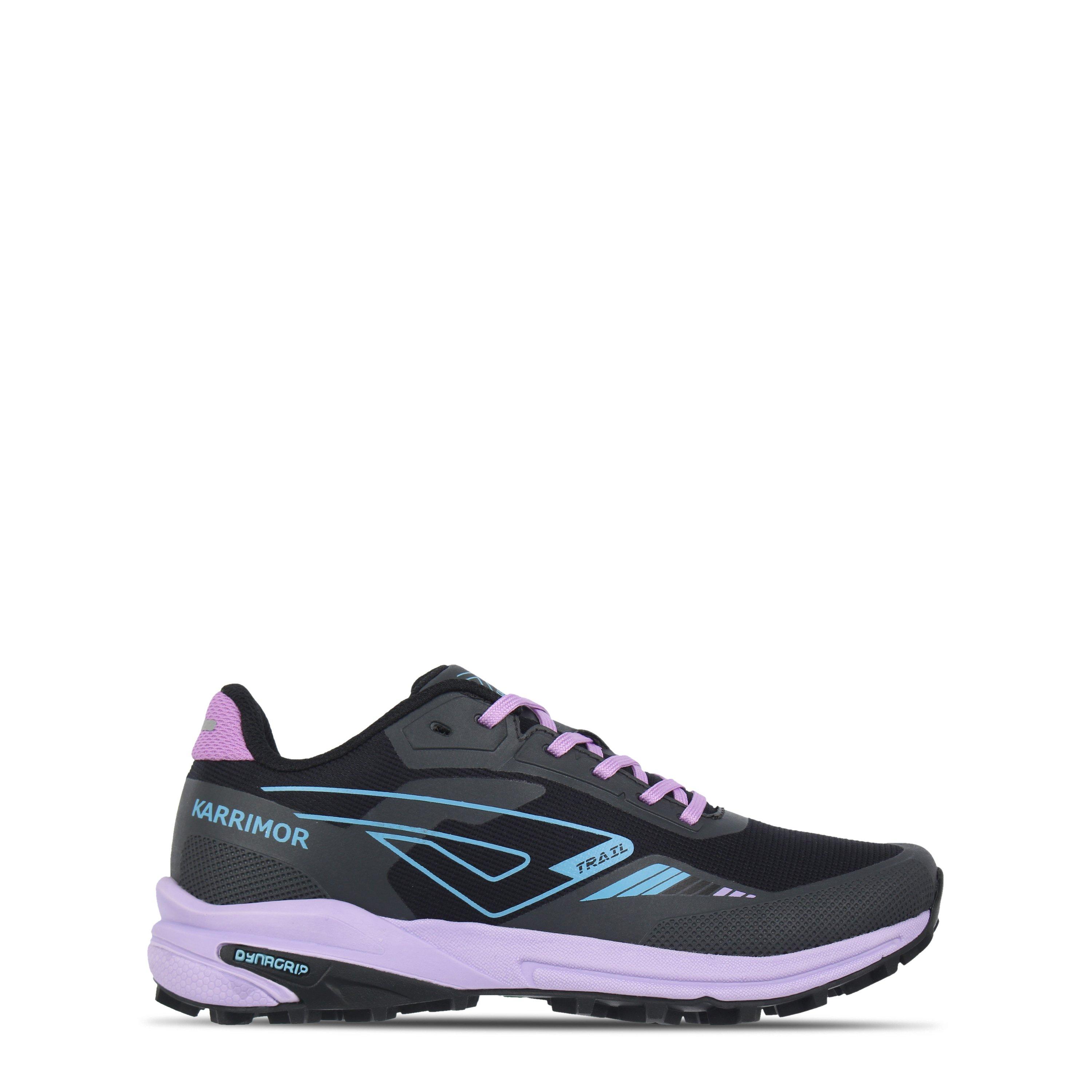 Black/Lilac - Karrimor - Verge Running Shoes Juniors - 1