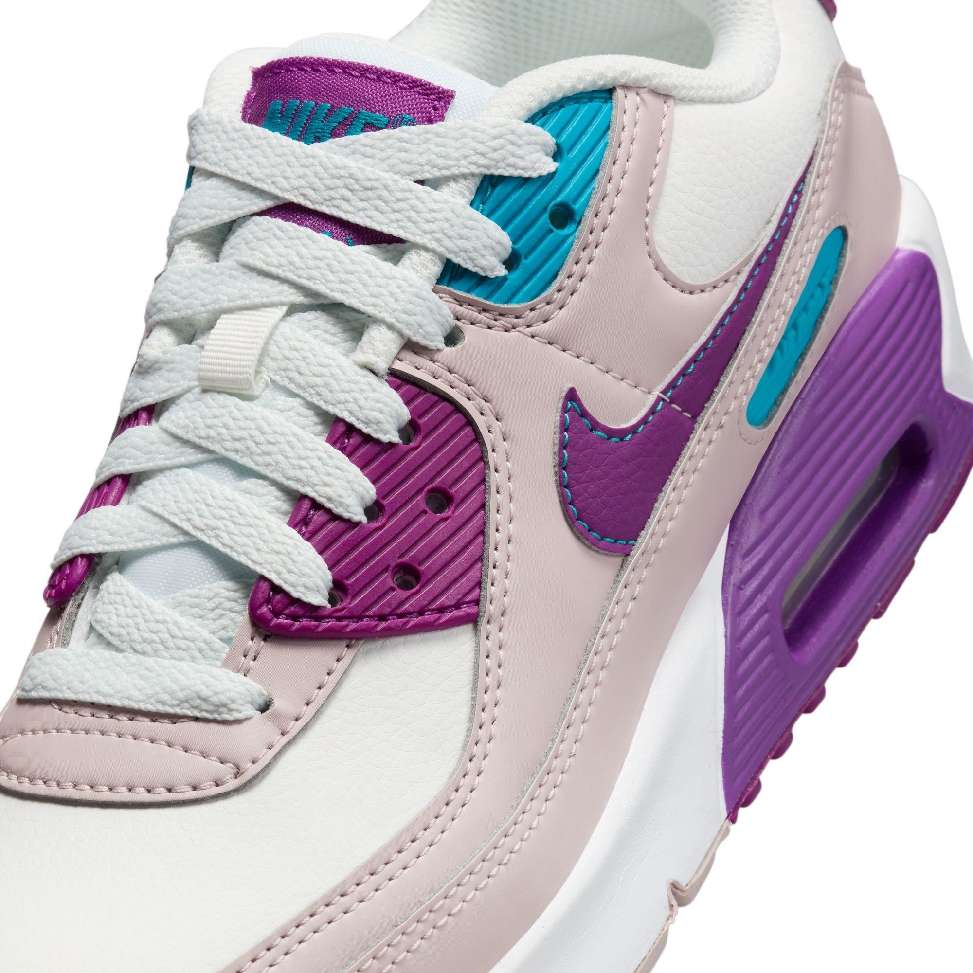 Nike air max 90 leather black/white/violet best sale