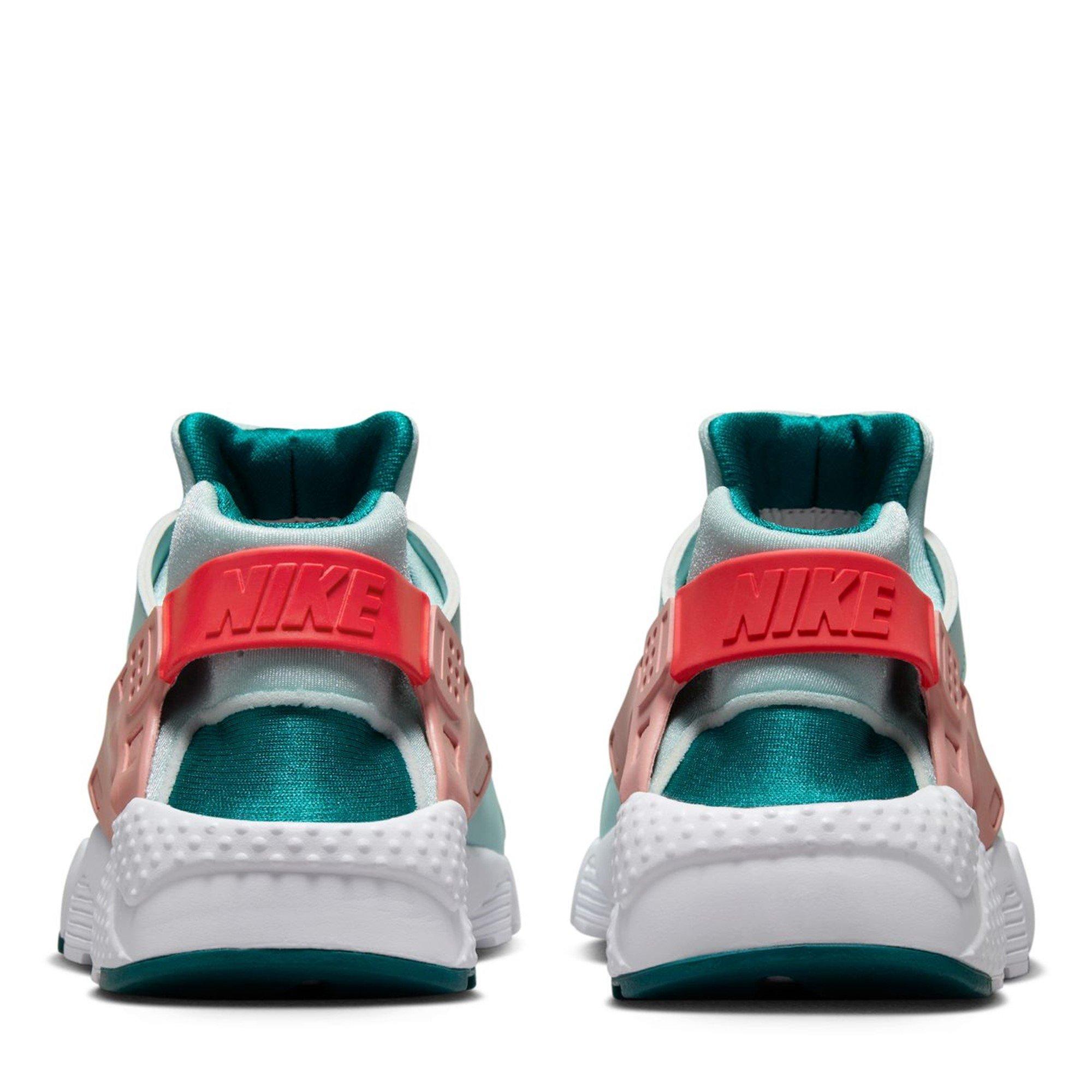 Jade/Teal - Nike - Huarache Run Big Kids' Shoes - 4