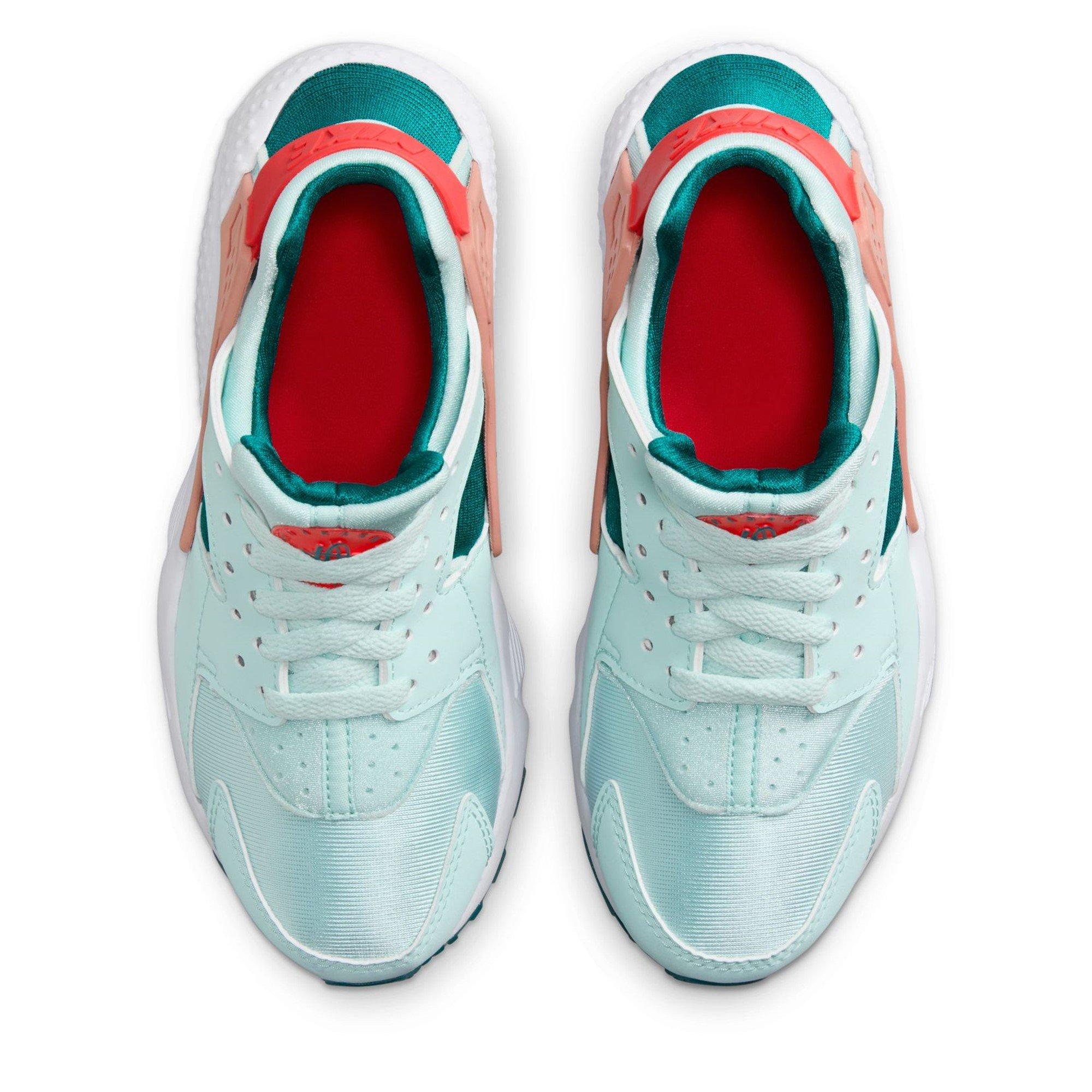 Jade/Teal - Nike - Huarache Run Big Kids' Shoes - 5