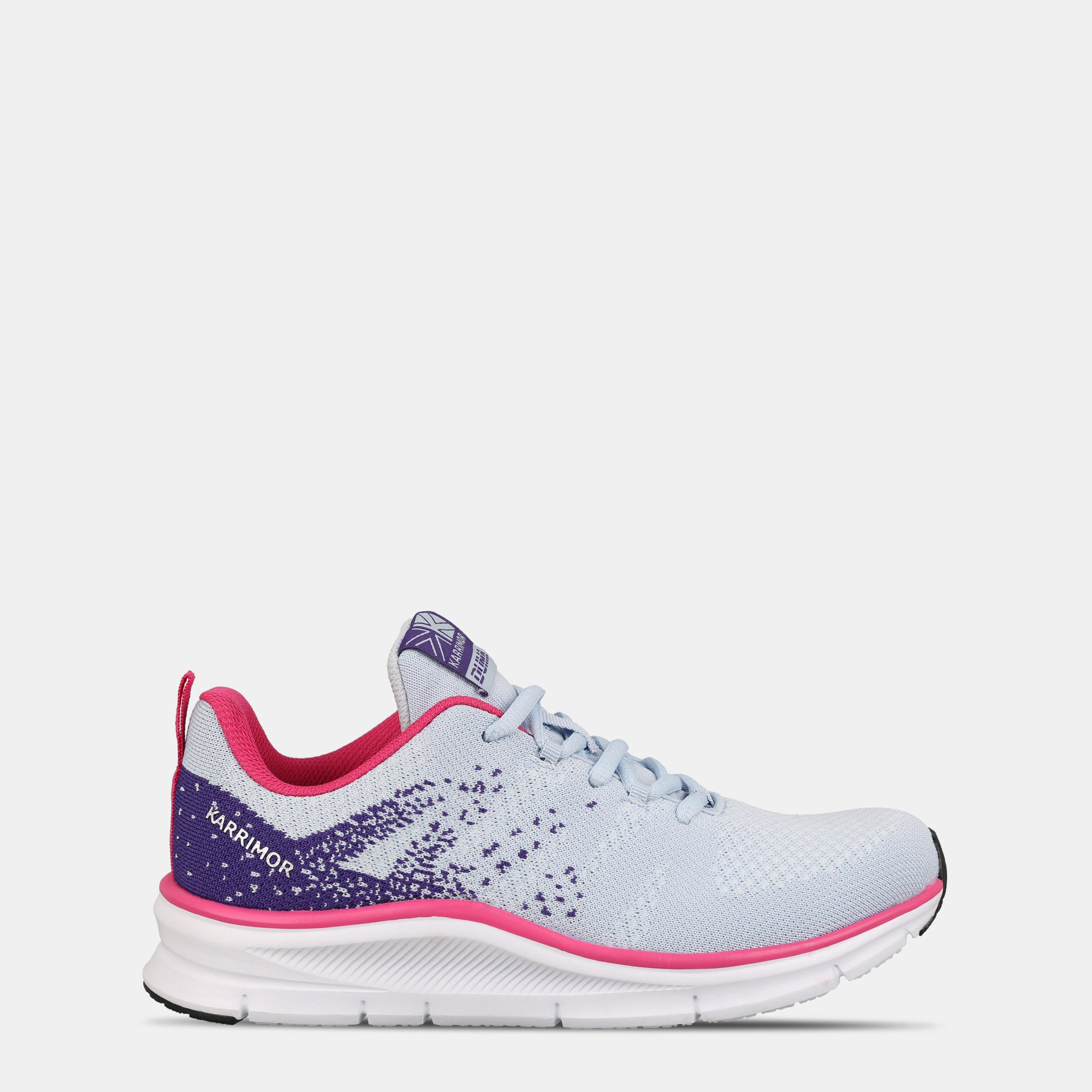 Karrimor Girls Duma 6 Running Shoes Junior - Sky Blue/Purple - 5.5 (38.5)
