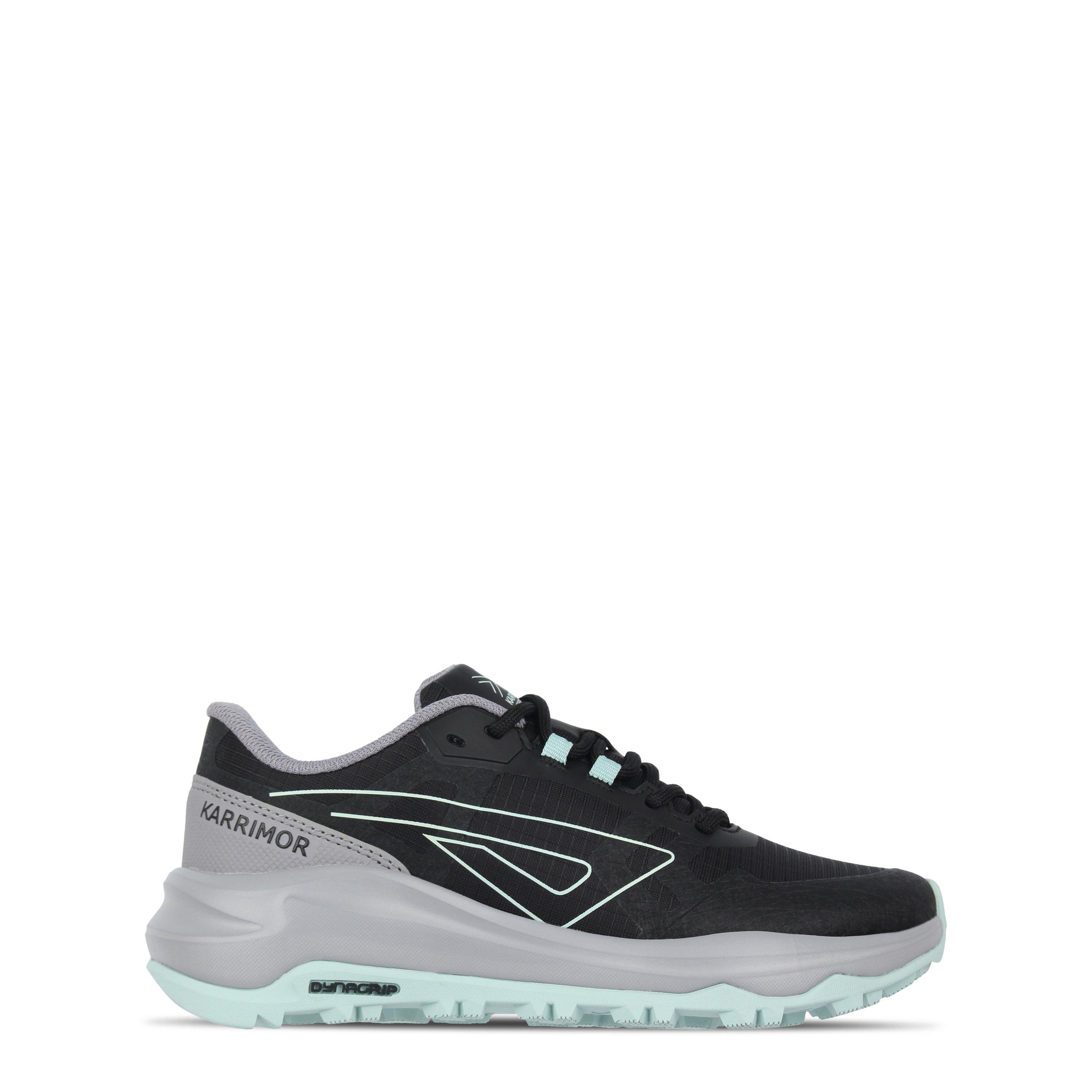 Karrimor Girls Tempo Trail Trainers - Black/Teal - 5.5 (38.5)