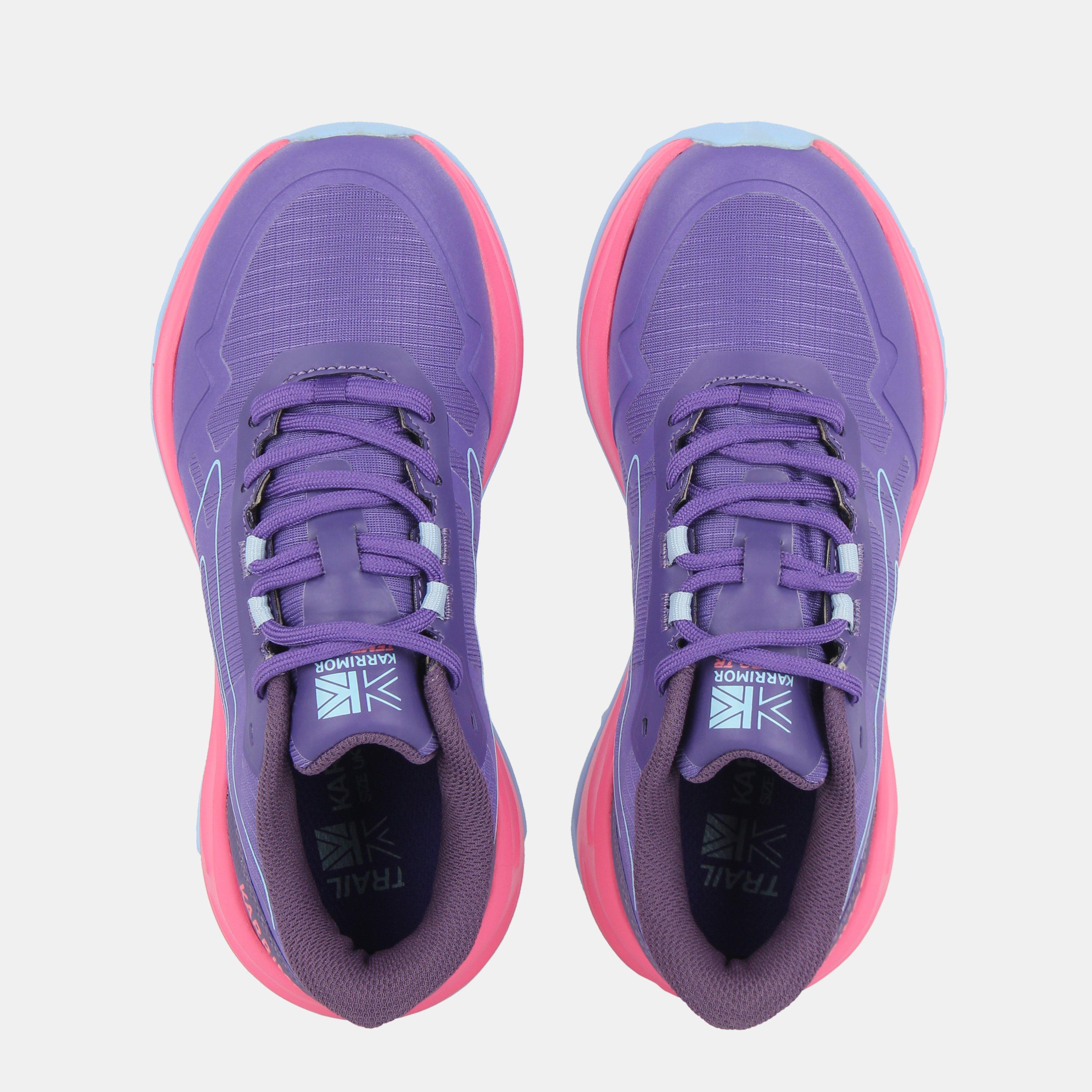 Purple/Pink - Karrimor - Tempo Trail Trainers Girls - 4
