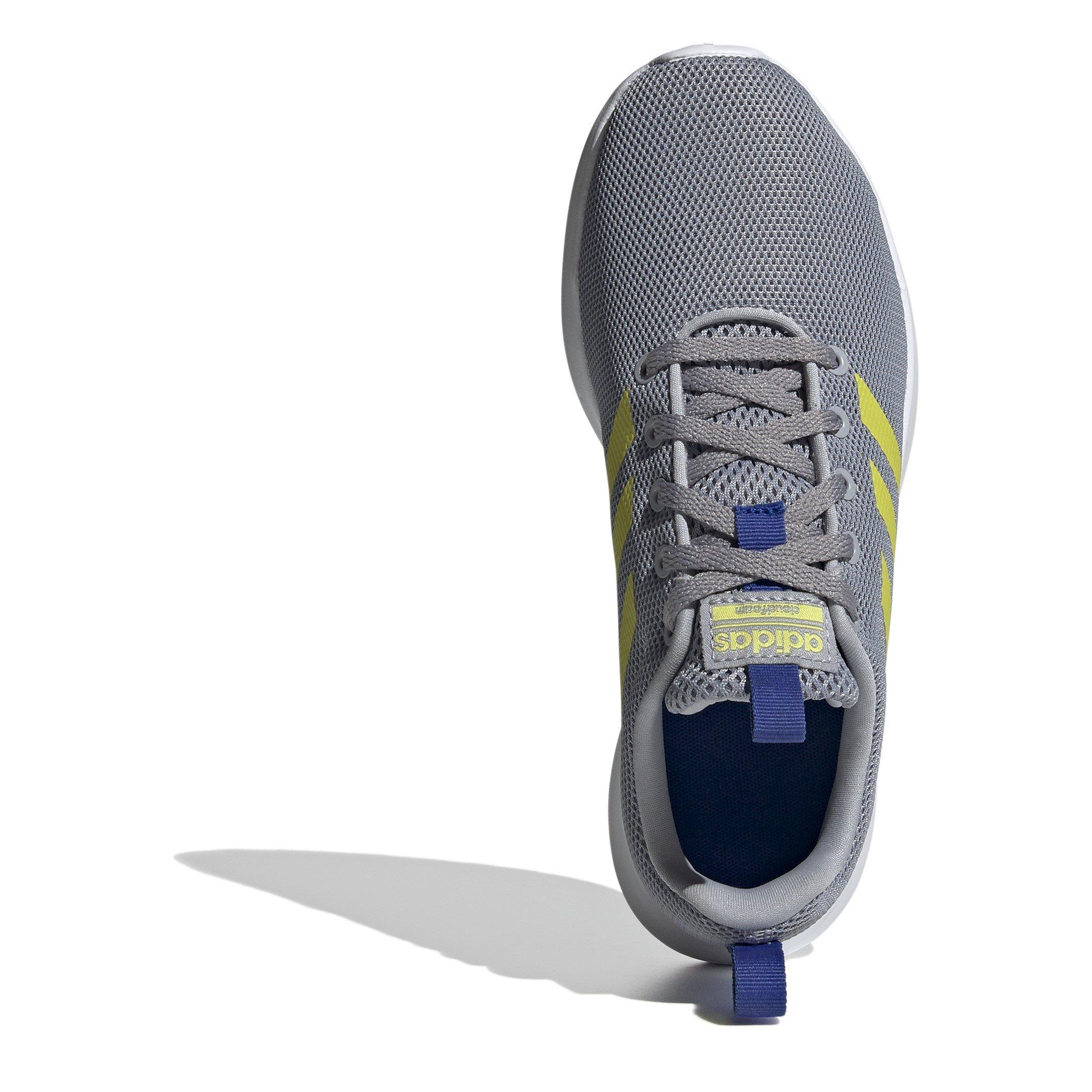Grijs/Geel - adidas - Lite Racer Trainers Junior Girls - 5