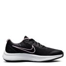 Noir/Blanc/Rose - Nike - Authentic Leather Sneakers - 1