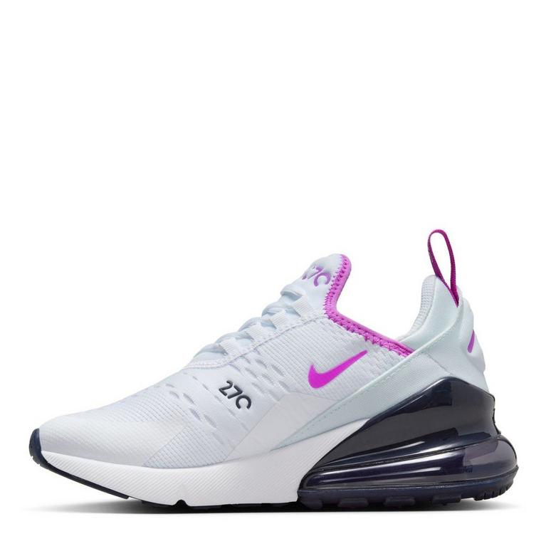 Blanc/Rose - Nike - toddlers Air Max 270 Girls Trainers - 2