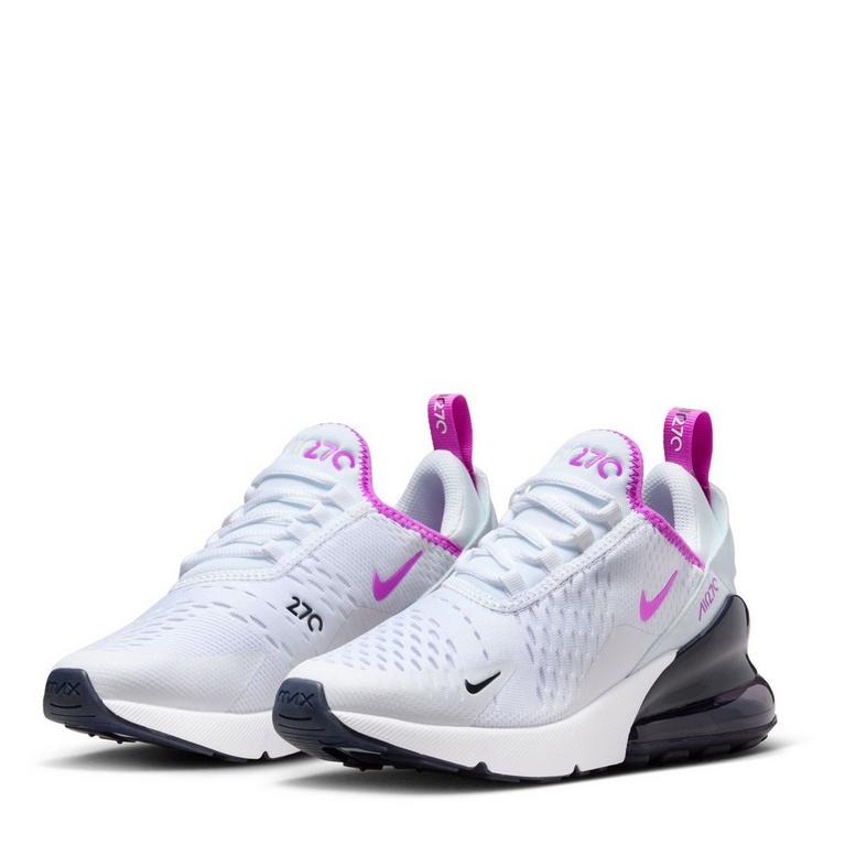 Blanc/Rose - Nike - toddlers Air Max 270 Girls Trainers - 3