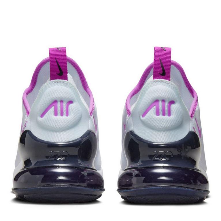 Blanc/Rose - Nike - toddlers Air Max 270 Girls Trainers - 4