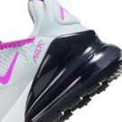 Blanc/Rose - Nike - toddlers Air Max 270 Girls Trainers - 8