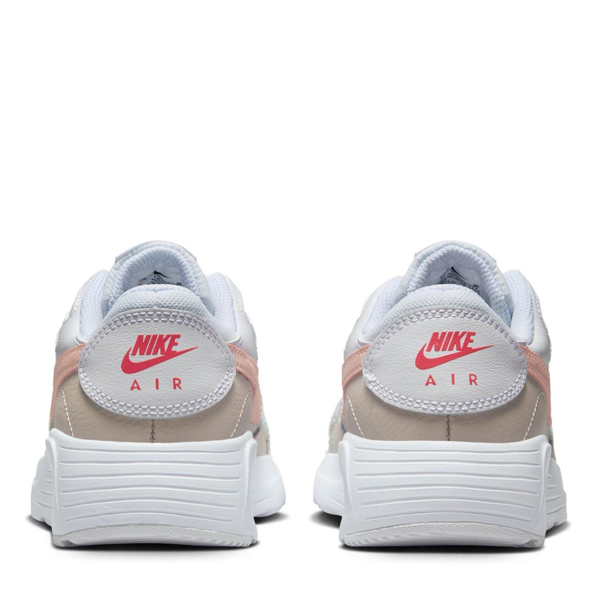 Hvid/Rosa - Nike - Air Max SC Junior Girls Trainers - 4