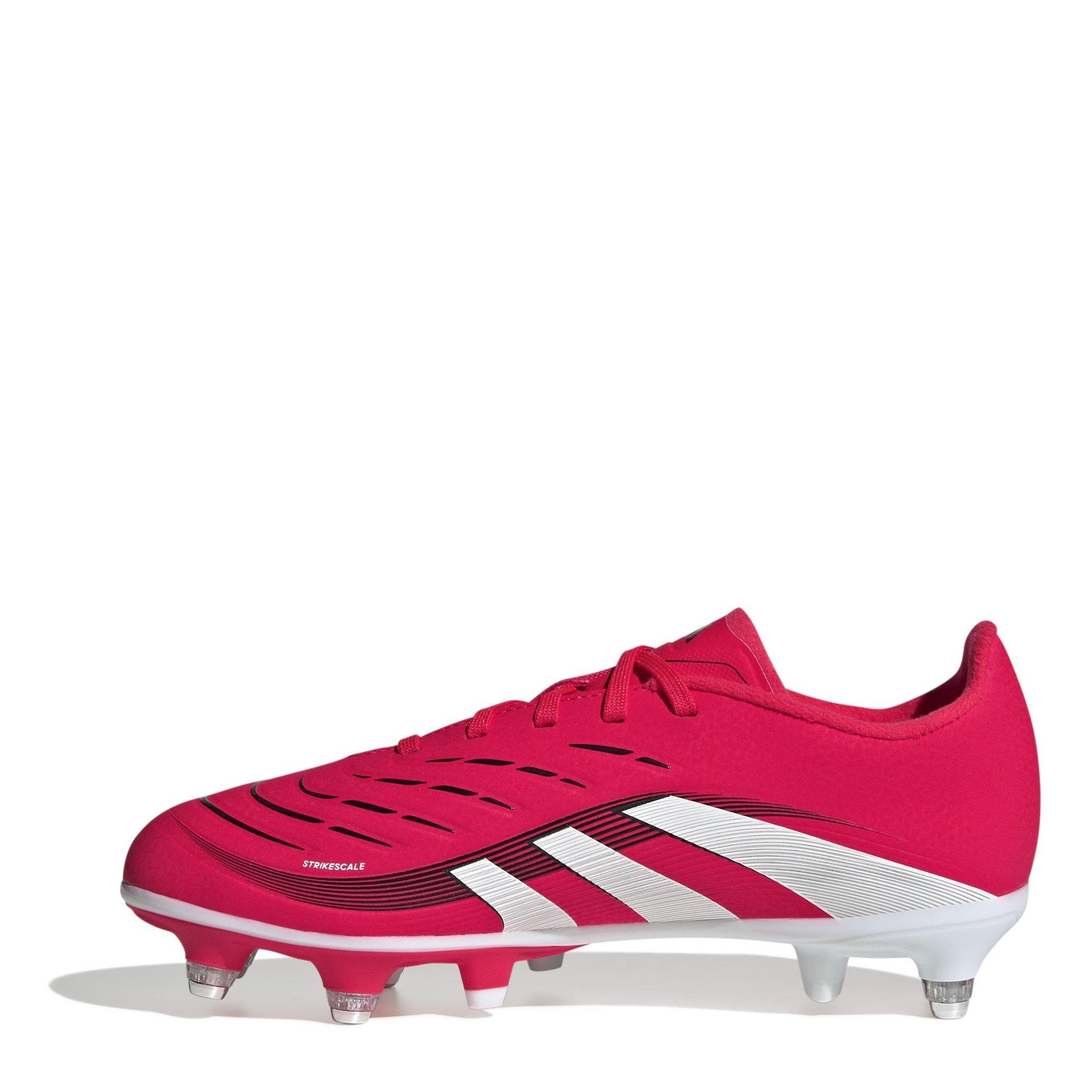 Red/White - adidas - Predator League Childrens Soft Ground Football Boots - 2