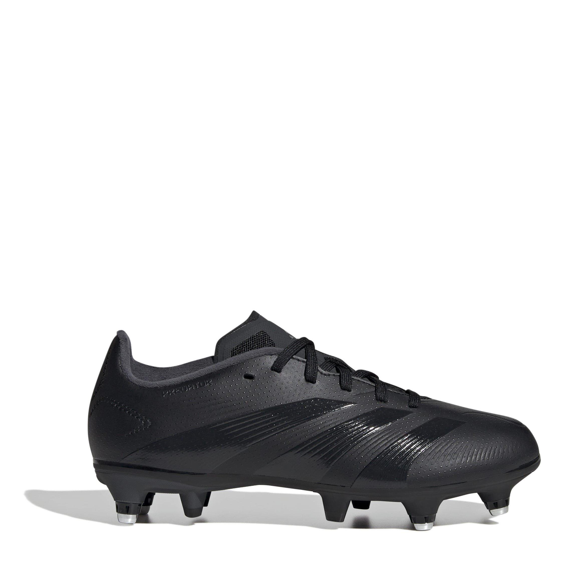 Black/Black - adidas - Predator 24 League Childrens Soft Ground Boots - 1