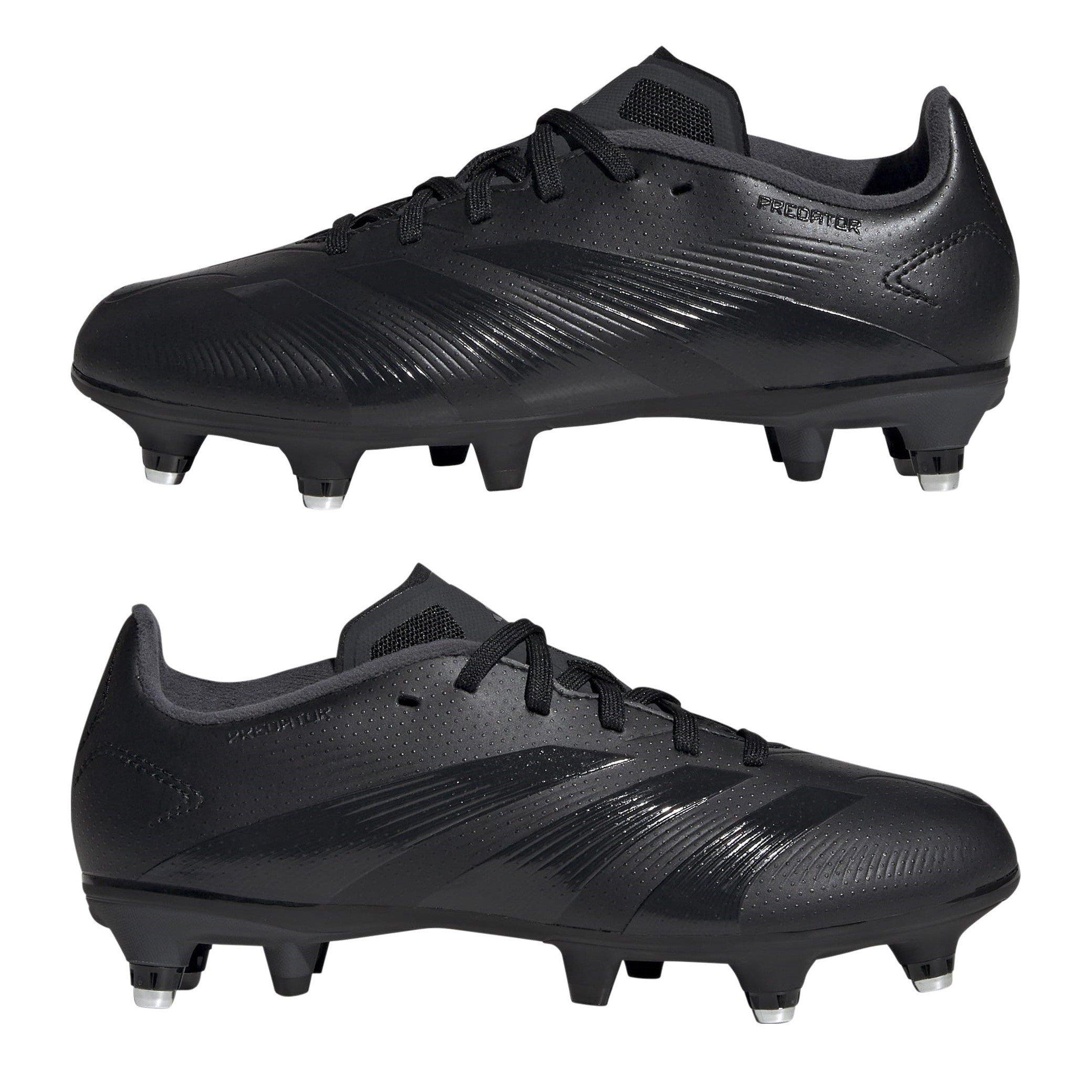 Black/Black - adidas - Predator 24 League Childrens Soft Ground Boots - 9