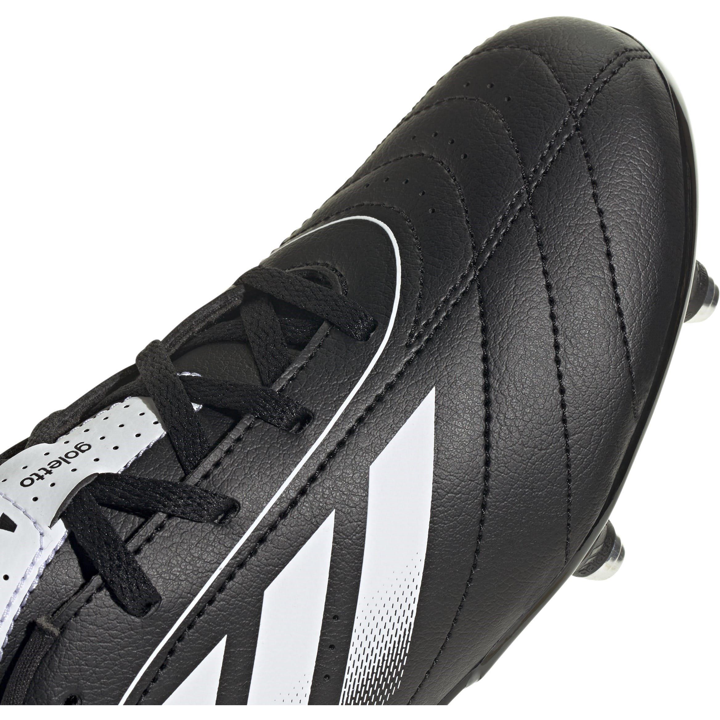 Schwarz/Weiß - adidas - Goletto VIII Soft Ground Football Boots Kids - 7