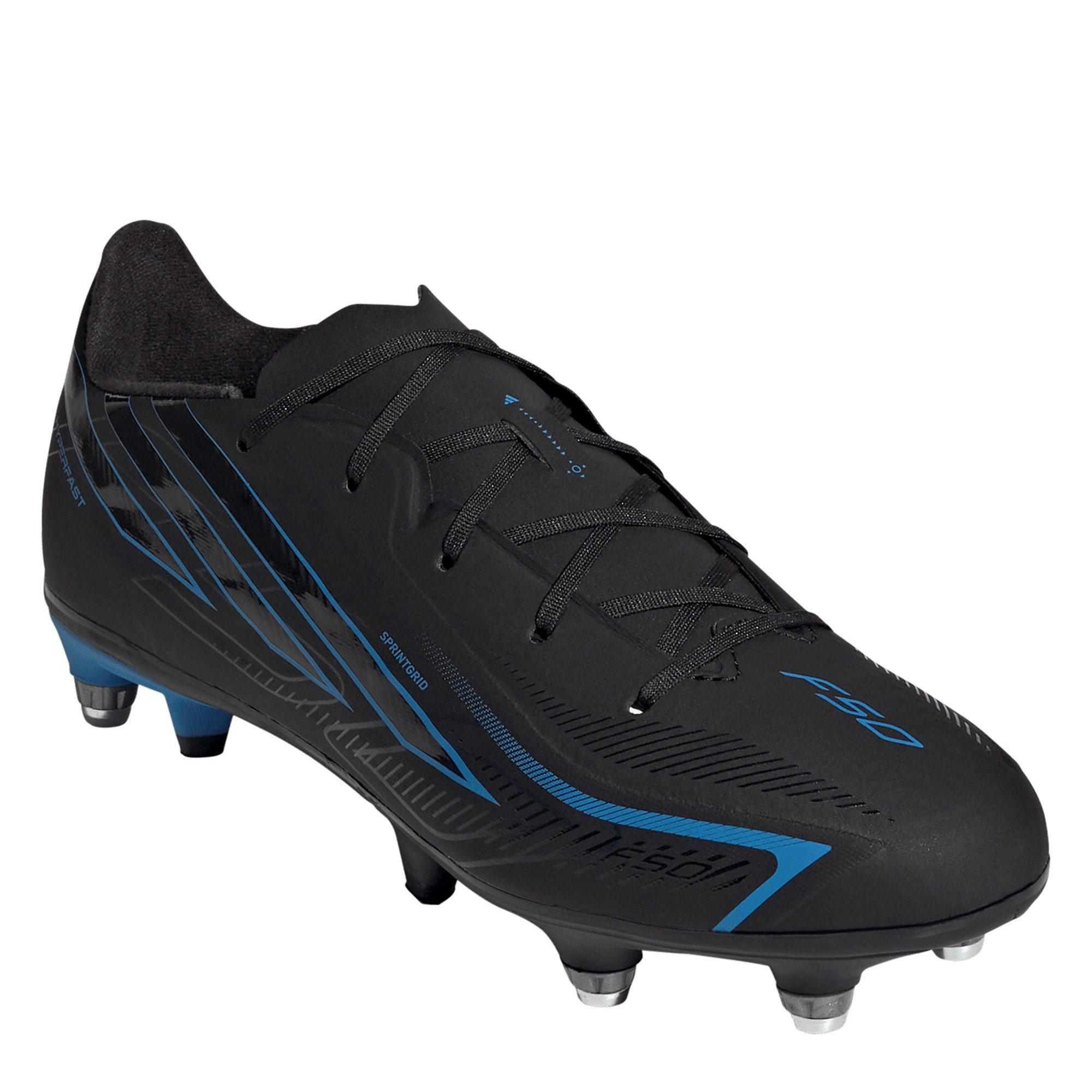 Crno/Plavo - adidas - Adidas F50 .3 SG Jn64 - 3