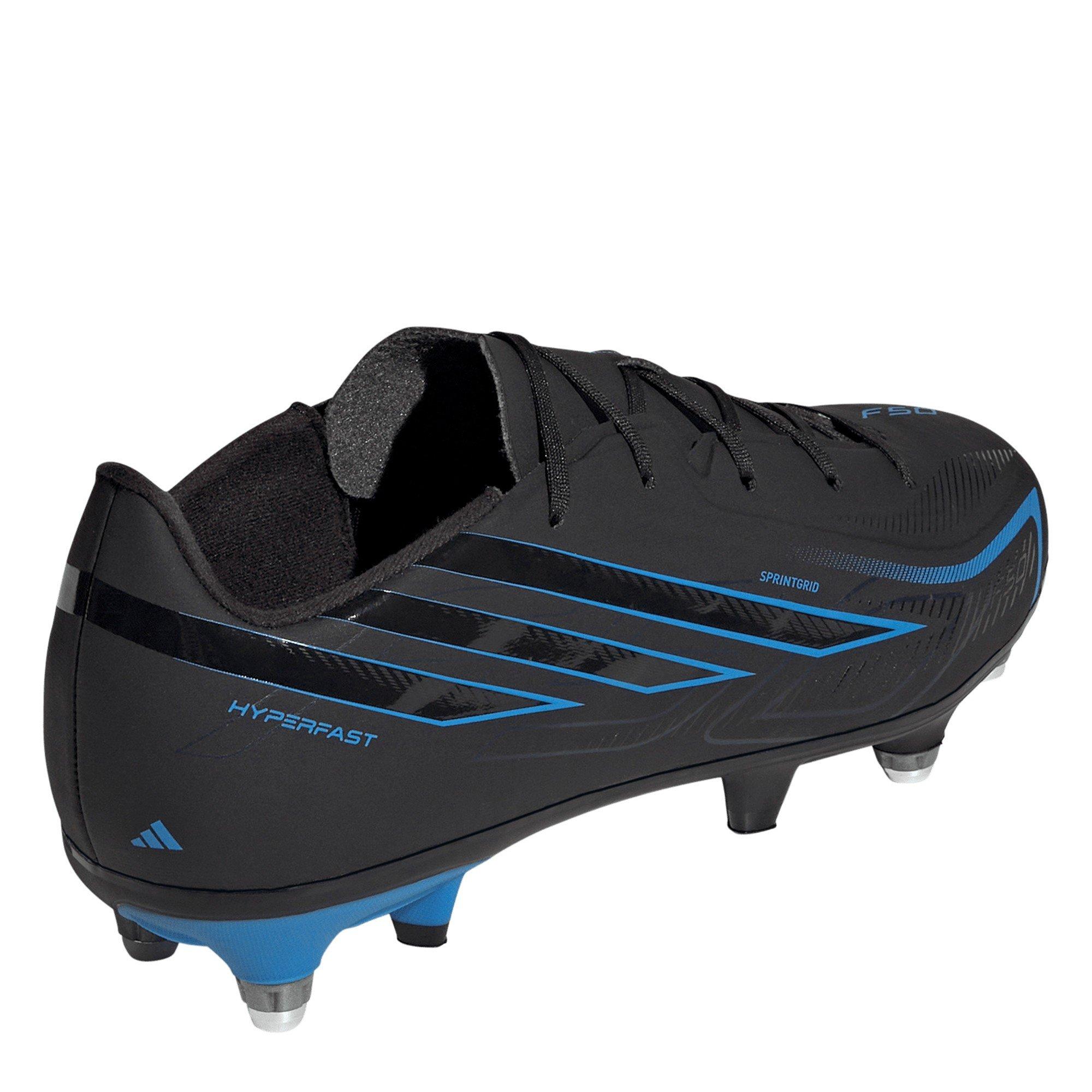 Crno/Plavo - adidas - Adidas F50 .3 SG Jn64 - 4