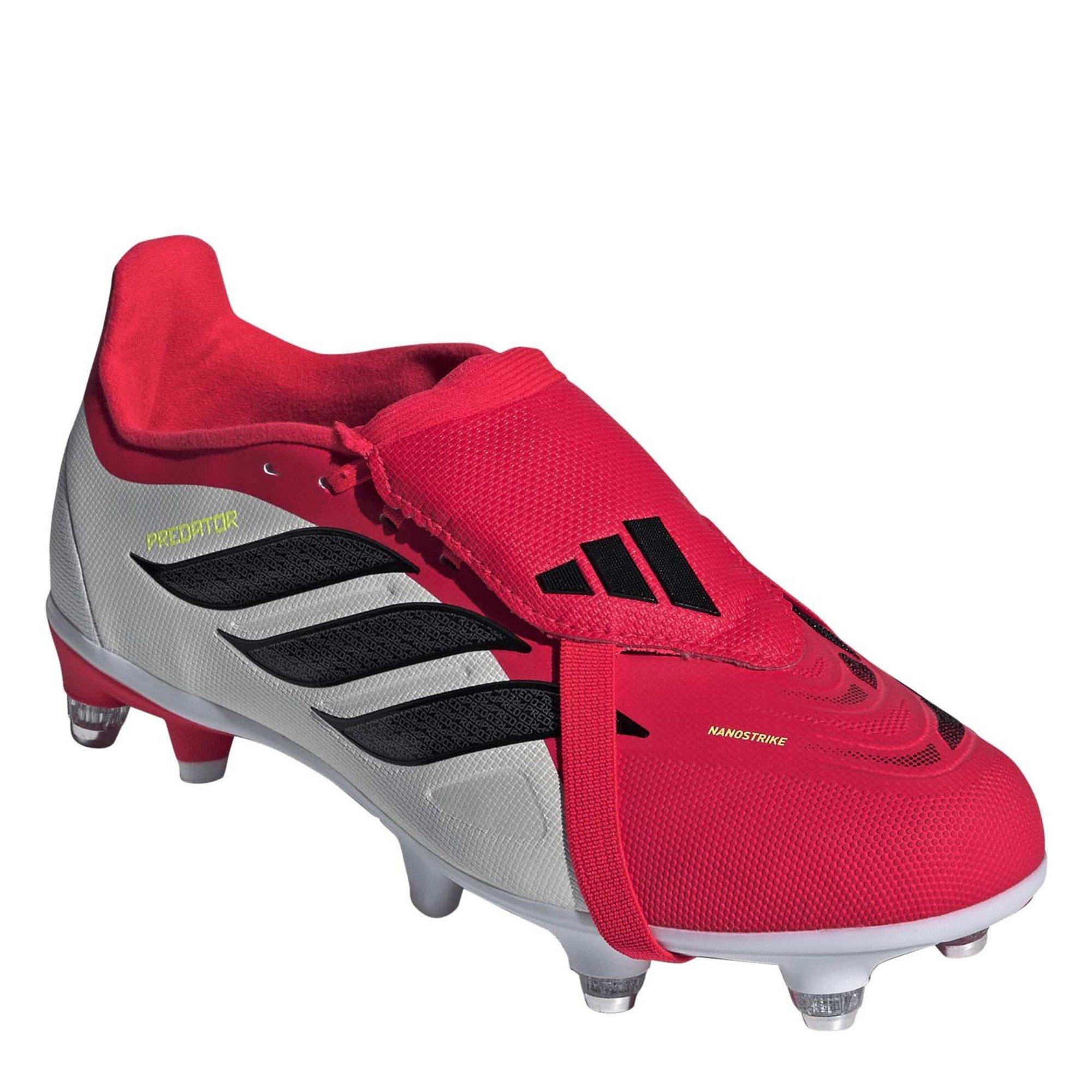 Lucid Red/Core - adidas - Kids' Predator League Soft Ground Football Boot - 3