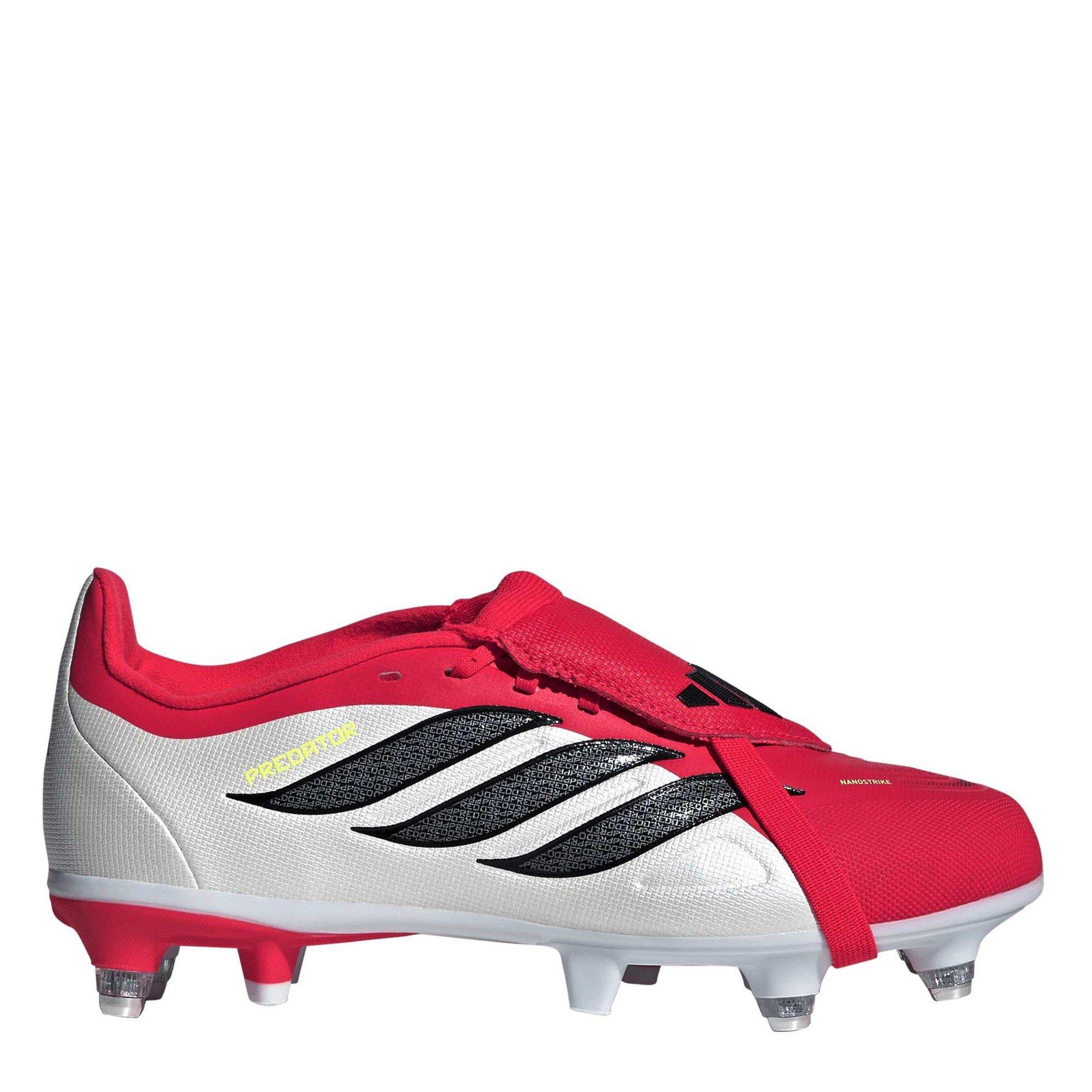 Lucid Red/Core - adidas - Kids' Predator League Soft Ground Football Boot - 1