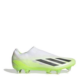 adidas elasticated-panelled leather boots Black