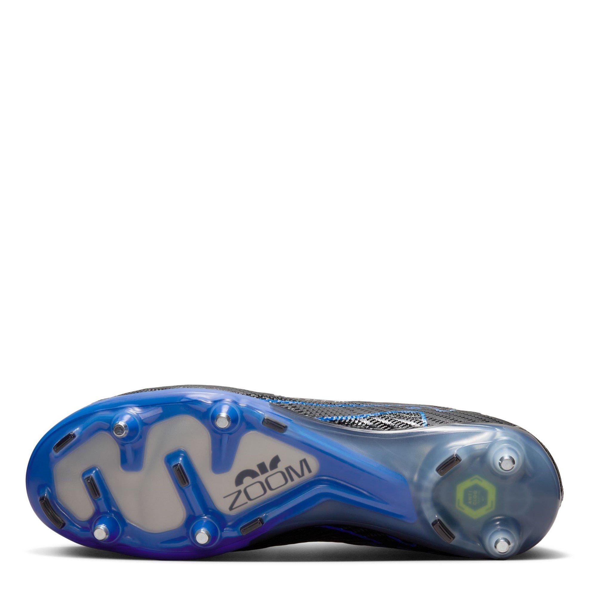 Zwart/Chroom - Nike - Zoom Mercurial Vapor 15 Elite Soft Ground Pro Football Boots Juniors - 3