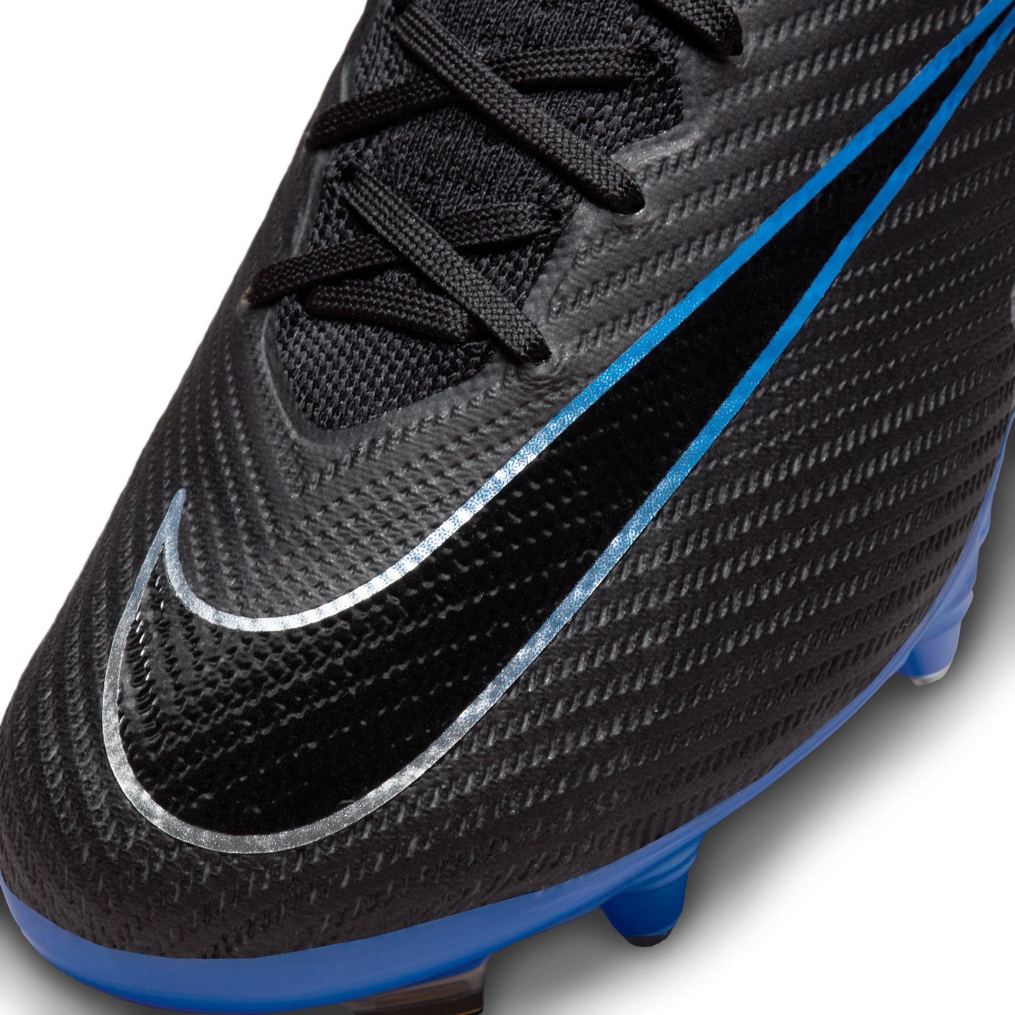 Zwart/Chroom - Nike - Zoom Mercurial Vapor 15 Elite Soft Ground Pro Football Boots Juniors - 7