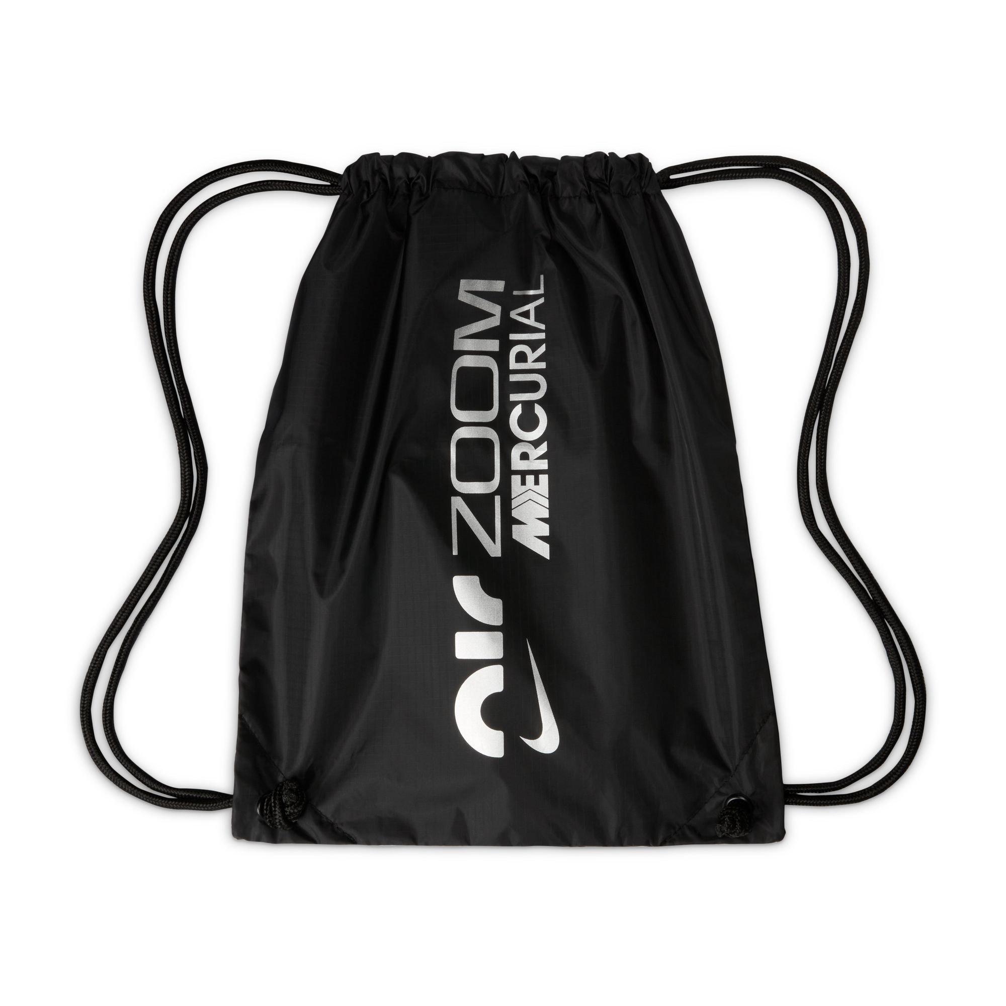 Zwart/Chroom - Nike - Zoom Mercurial Vapor 15 Elite Soft Ground Pro Football Boots Juniors - 9